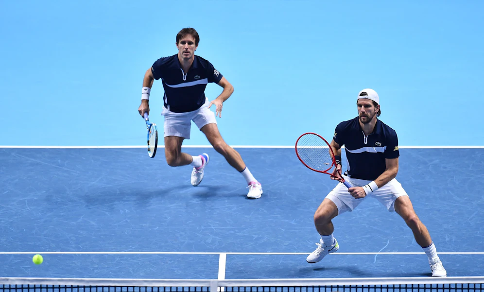 Jürgen Melzer und sein Partner Roger-Vasselin (links).