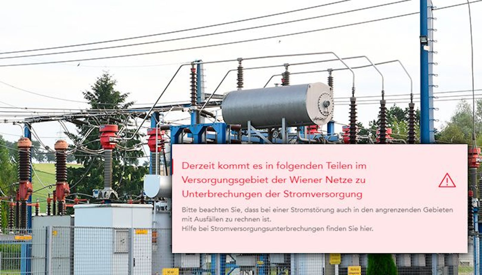Stromausfall im 14. und 16. Wiener Gemeindebezirk