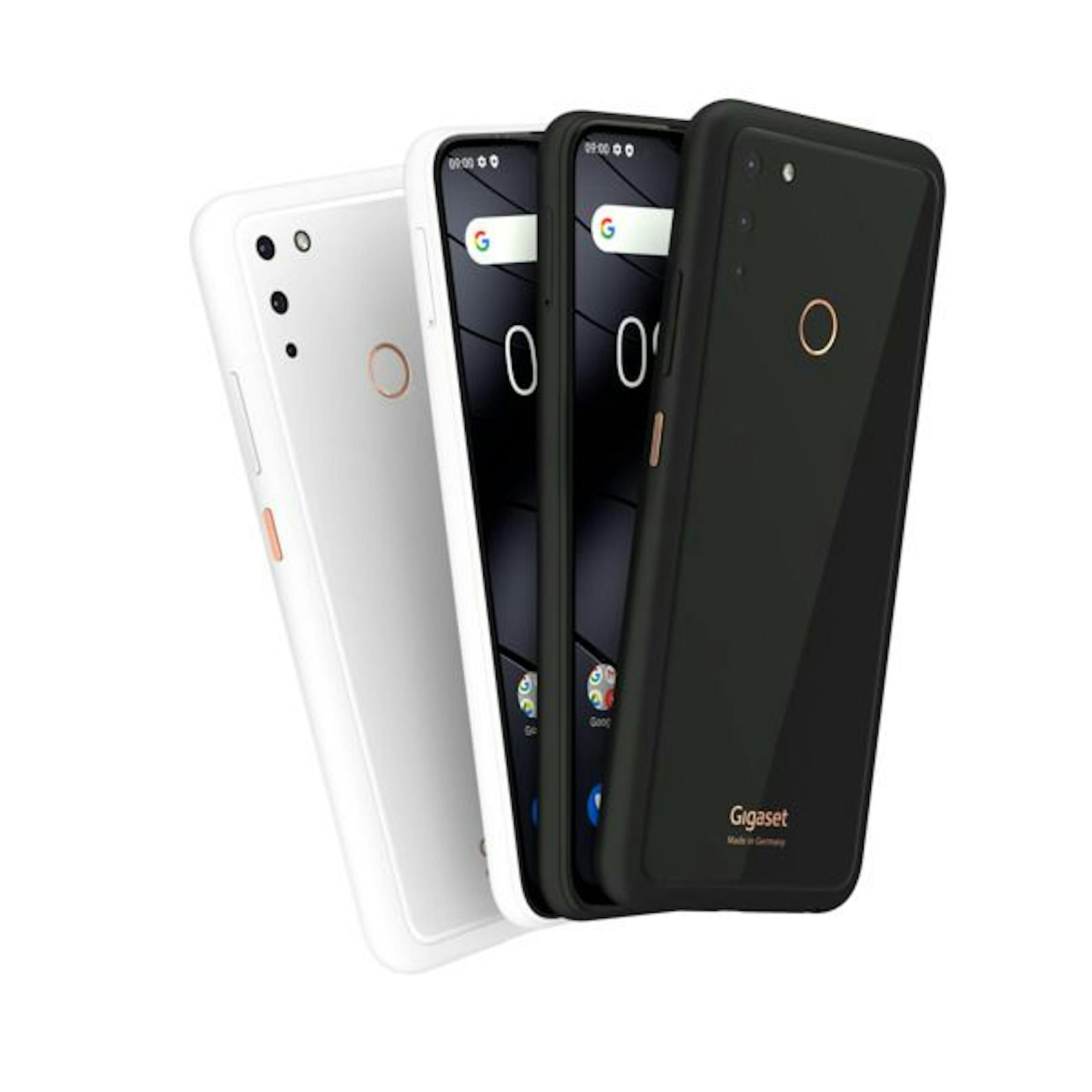 Smartphone Gigaset GS4 In Pure White und Deep Black