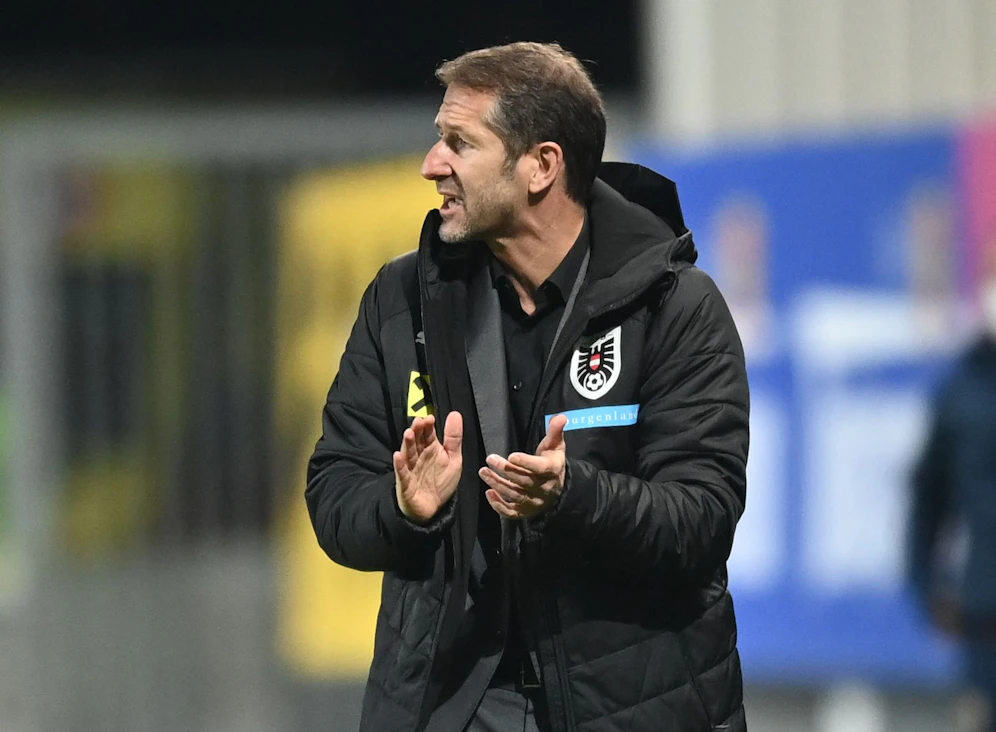 ÖFB-Teamchef Franco Foda vor dem Spiel gegen Norwegen. 