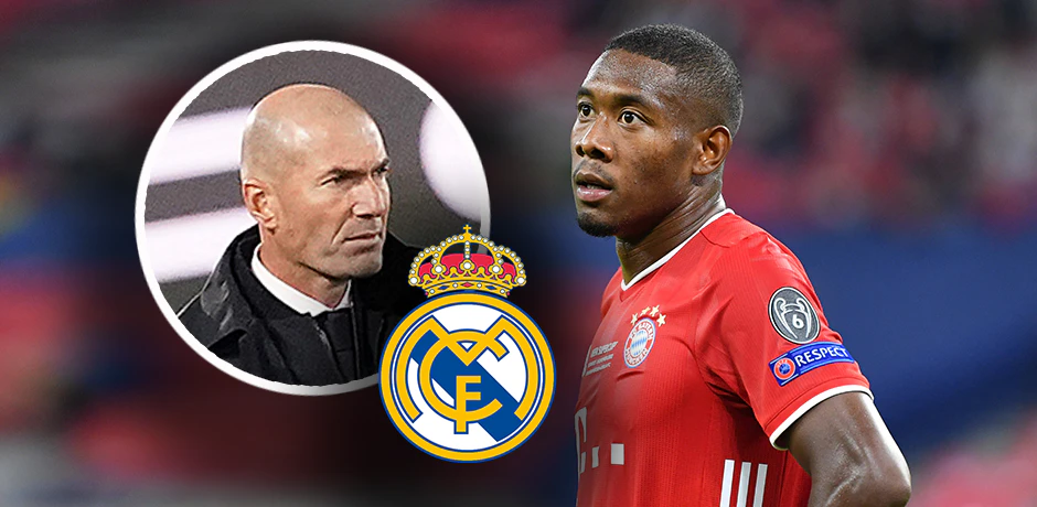 Real-Coach Zidane hält Kontakt zu Alaba. 
