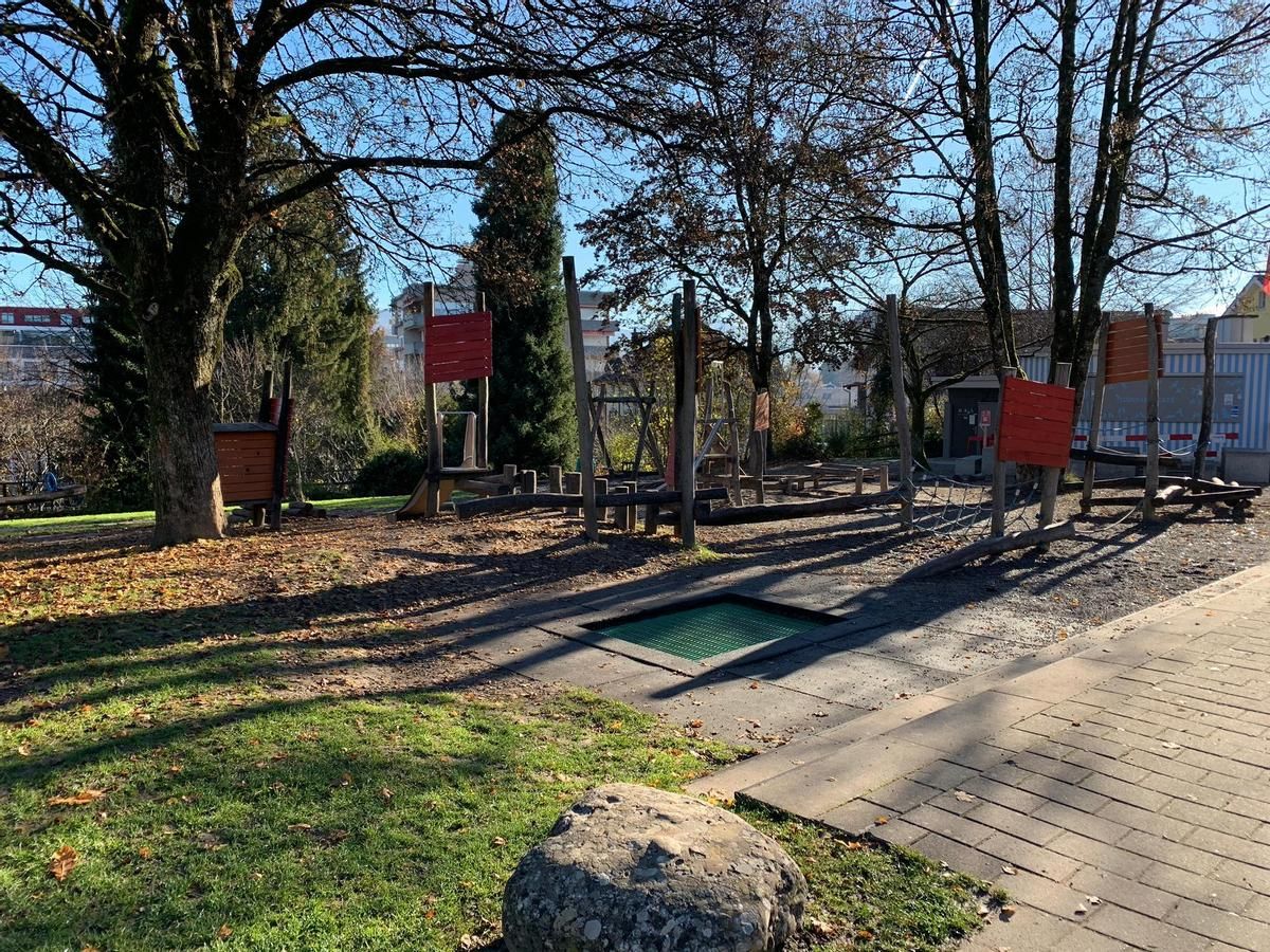 In diesem Park soll ein Baby einen Joint verschluckt haben.