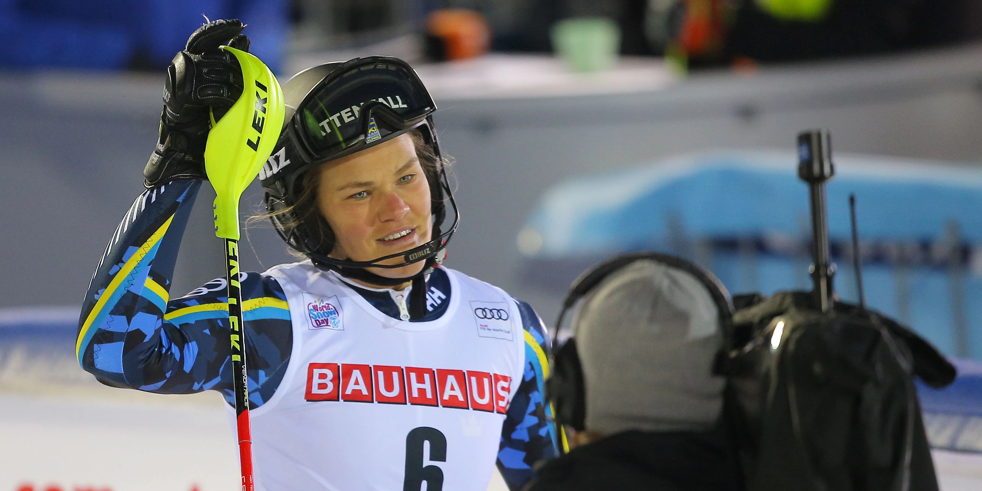 Anna Sven Larssen muss passen. 