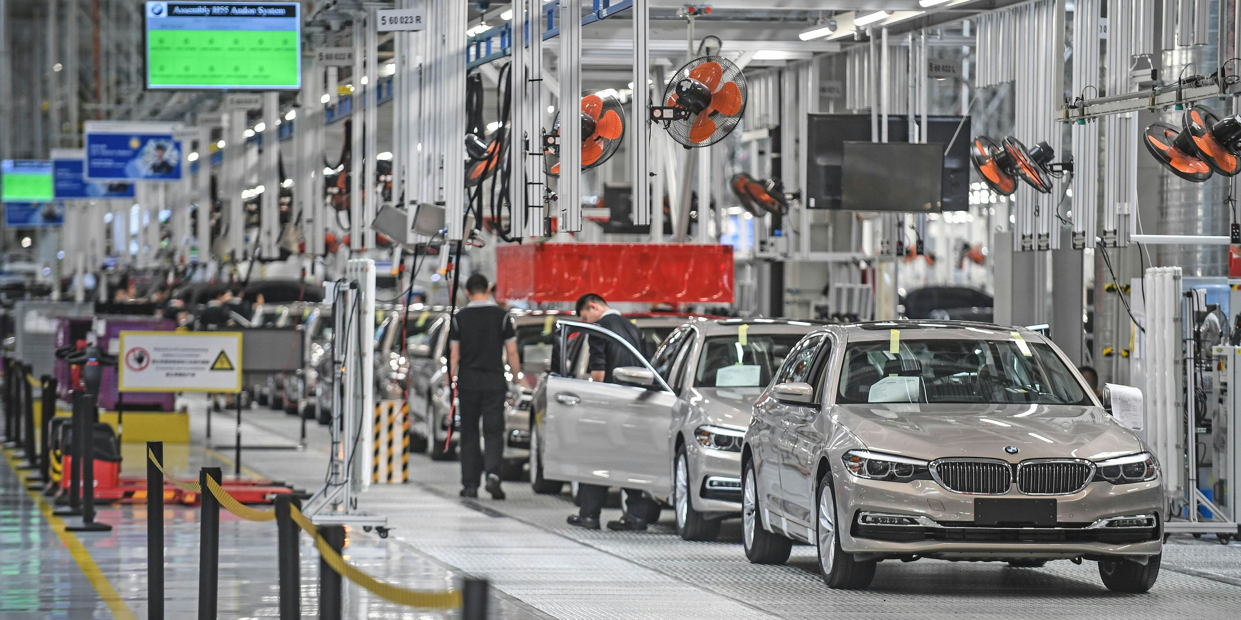 Ein Bild aus einem BMW-Werk