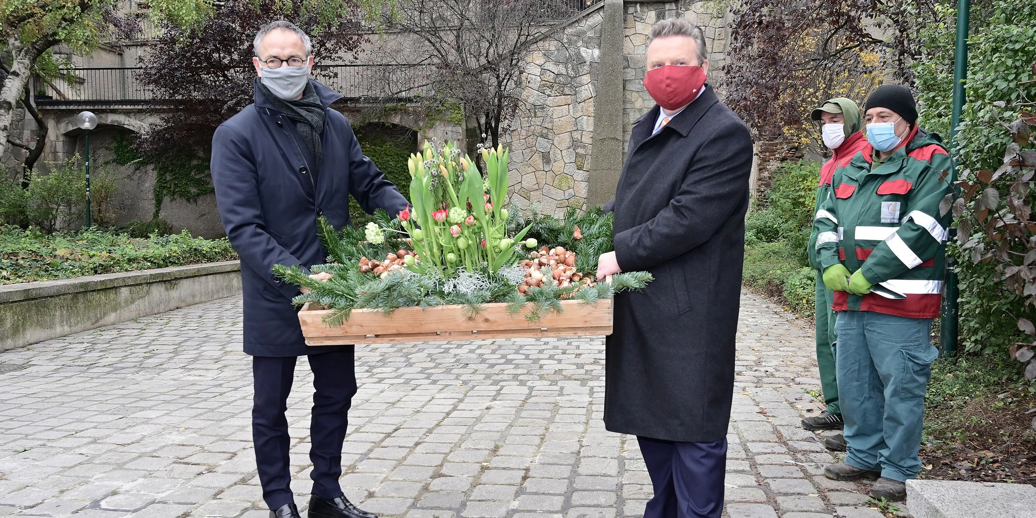 Bürgermeister Michael Ludwig (re.) und Botschafter Aldrik Gierveld