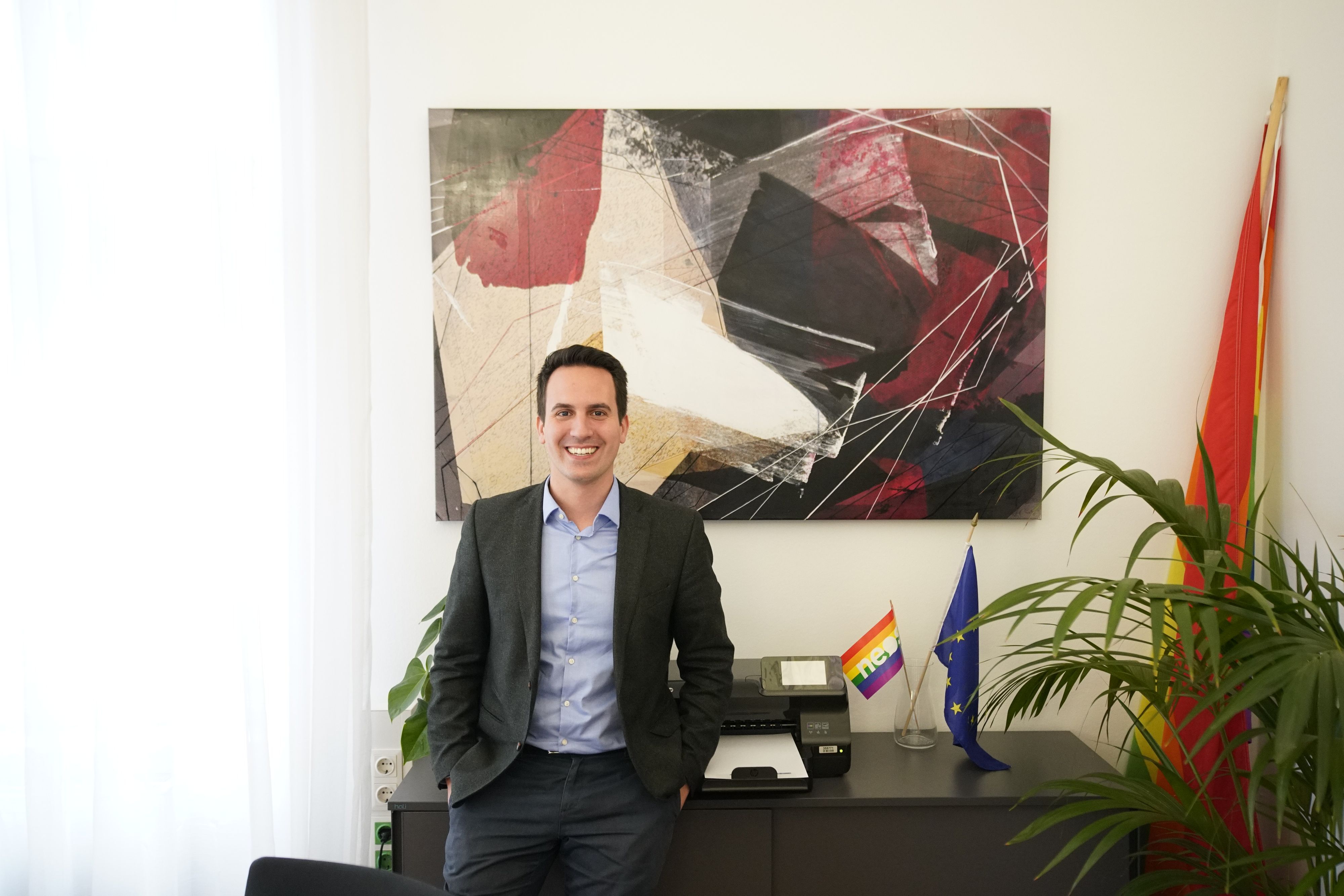 Wiens Vizebürgermeister und Bildungsstadtrat Christoph Wiederkehr (31) lud zum Hintergrund-Gespräch.&nbsp;