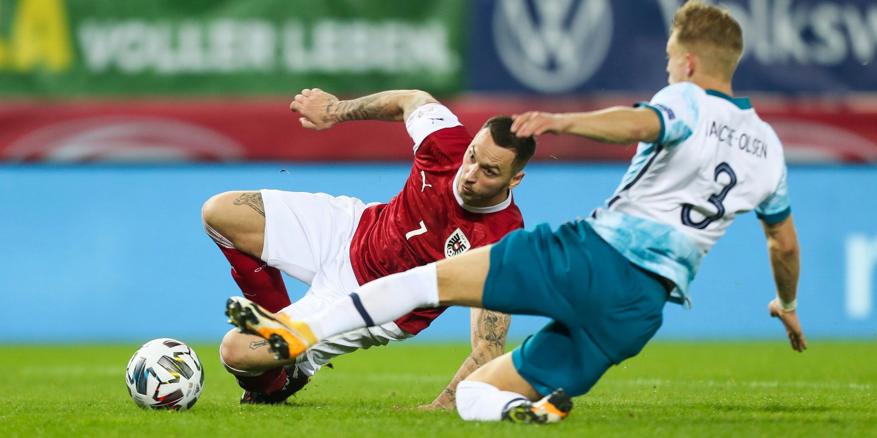 Marko Arnautovic in Aktion