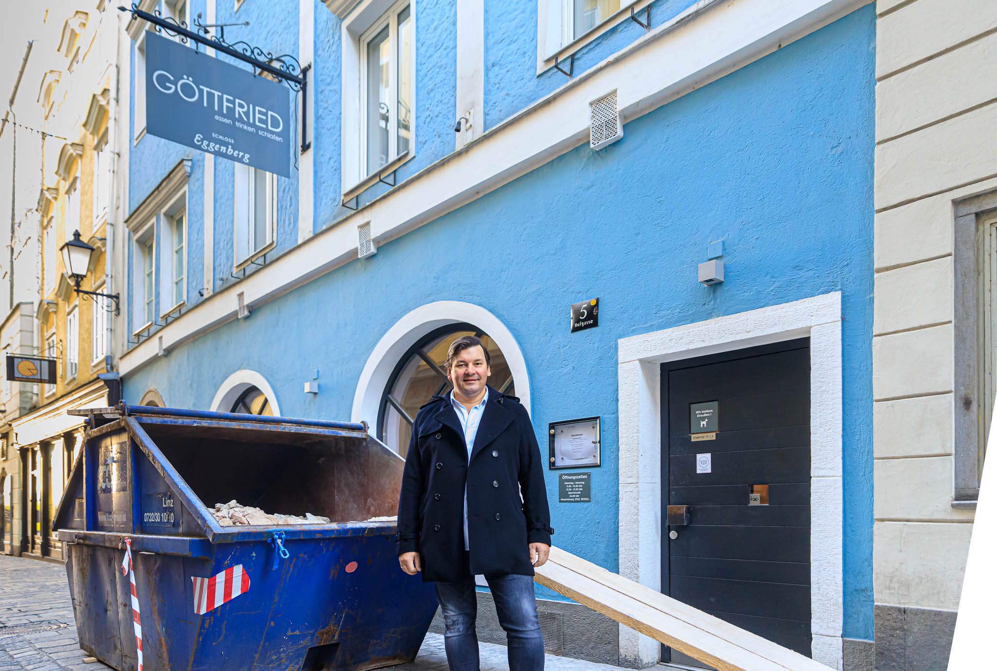 Im Lockdown wird beim bekannten Altstadt-Restaurant "Göttfried" groß umgebaut. 