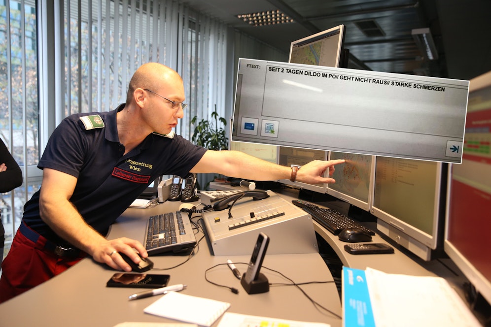 Der Notruf hatte es in sich. 