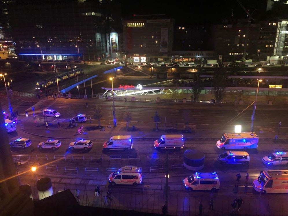 In der Wiener Innenstadt kam es zu einer Schießerei.