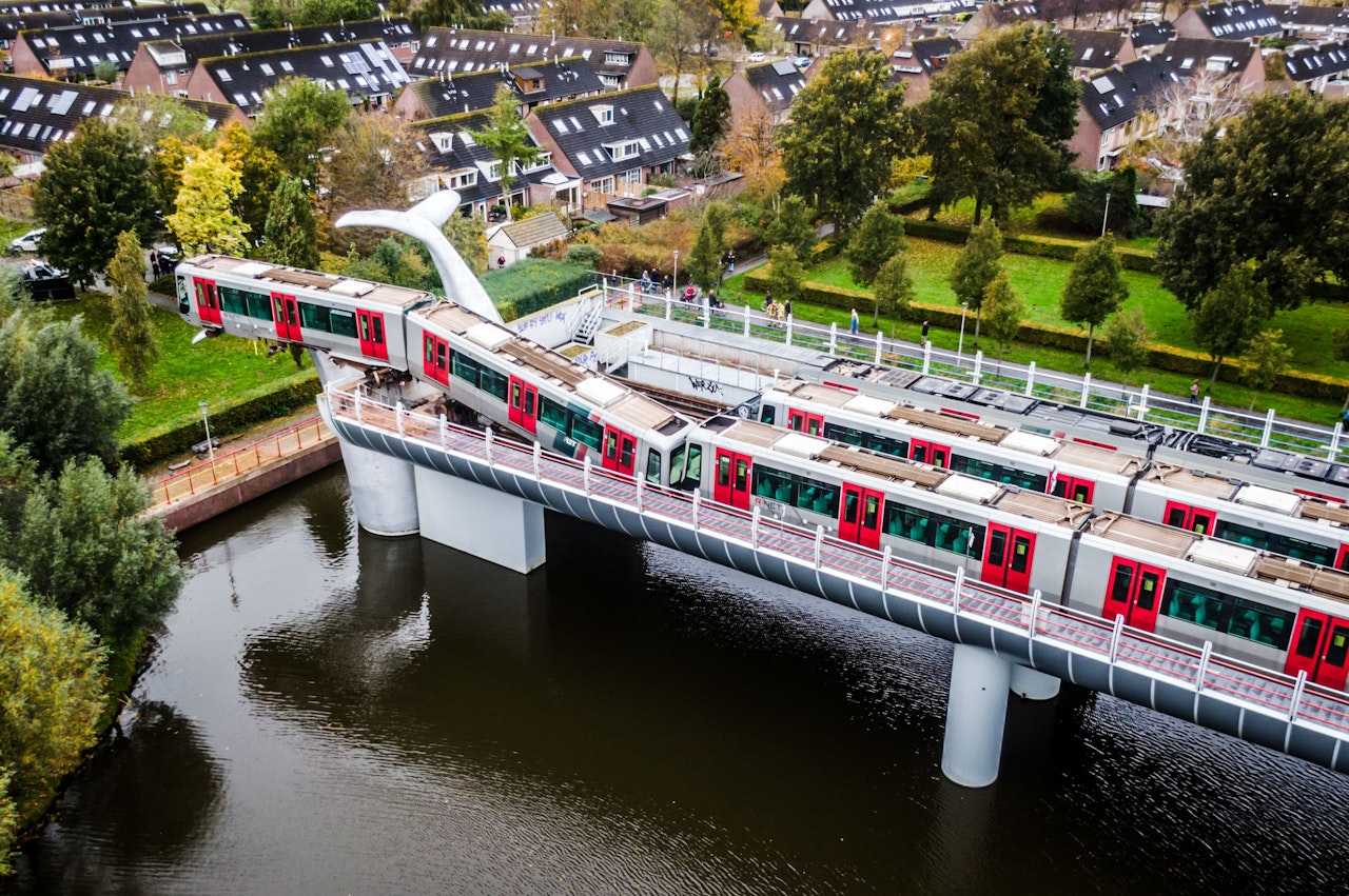 Heute.at - Diese U-Bahn schoss übers Ziel hinaus