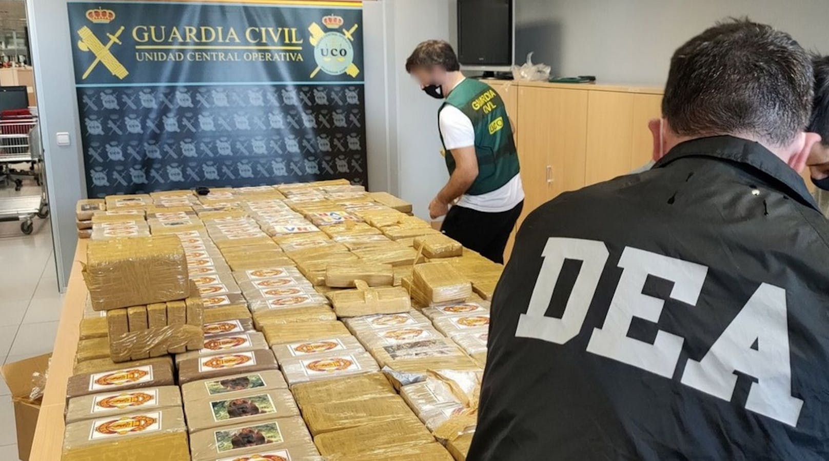 560 Kilo Kokain wurden beschlagnahmt.