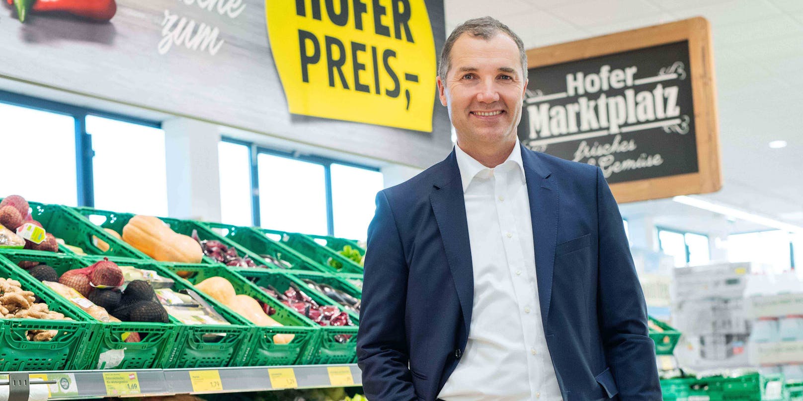 Hofer CEO Horst Leitner ist stolz auf die Leistungen seines Teams