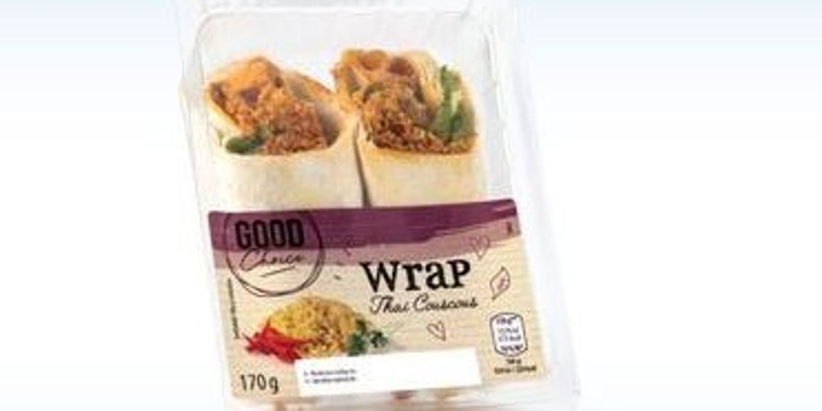 Hofer ruft den "Good Choice Wrap Thai Couscous von Wojnar‘s Wiener Leckerb. GmbH" zurück.