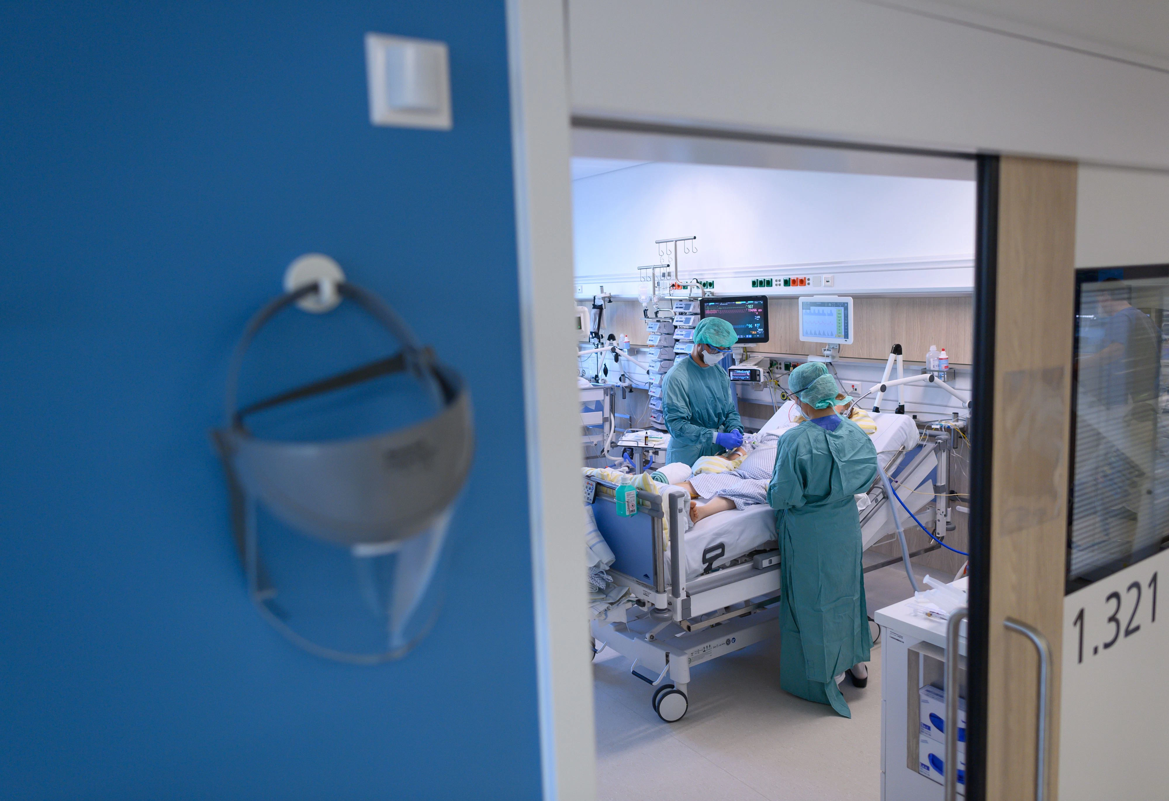 Blick in ein Intensiv-Zimmer im Spital (Archivfoto)