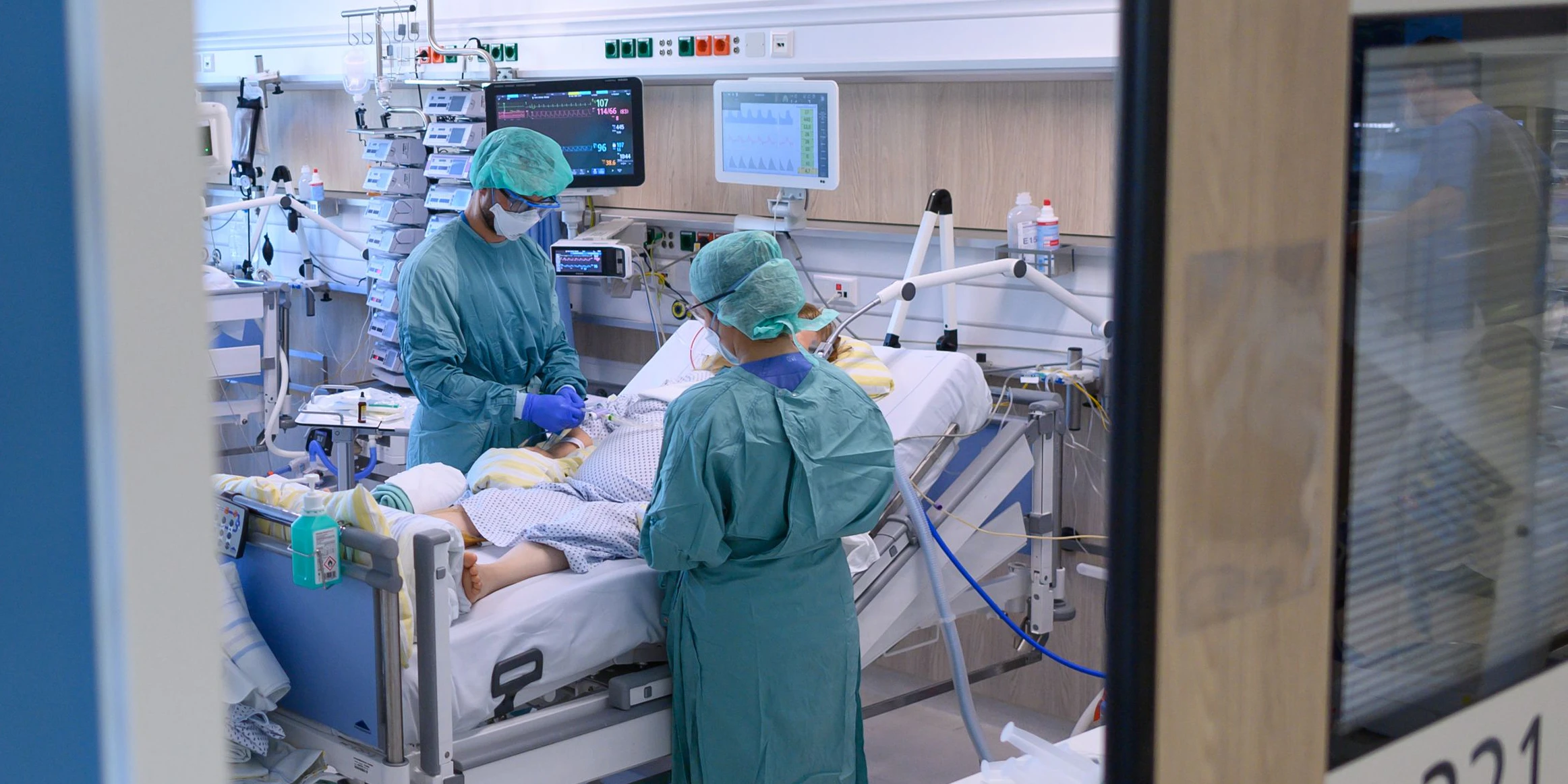 Blick in ein Intensiv-Zimmer im Spital (Archivfoto)
