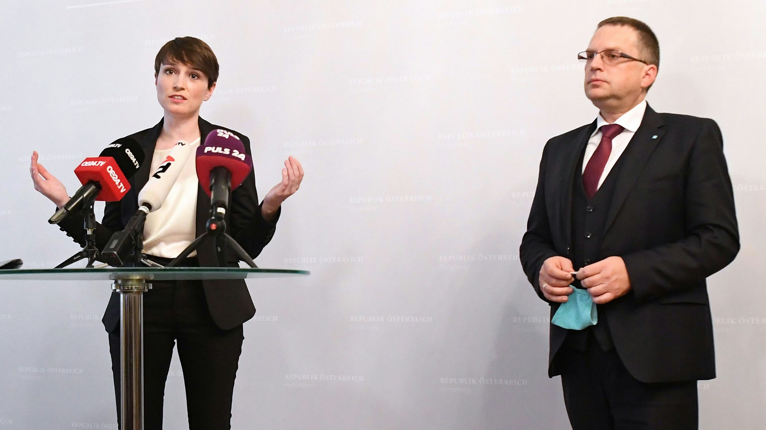 Sigrid Maurer (Grüne) und August Wöginger (ÖVP) haben das Modell für den "Frühstarterbonus" ausgearbeitet.