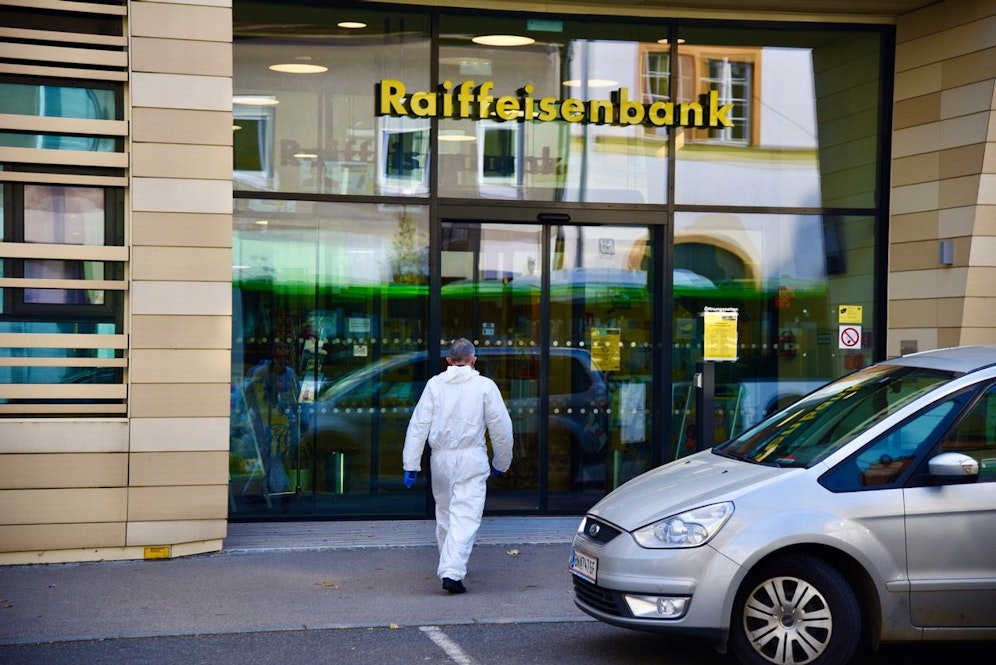 Spurensicherung in Mödling