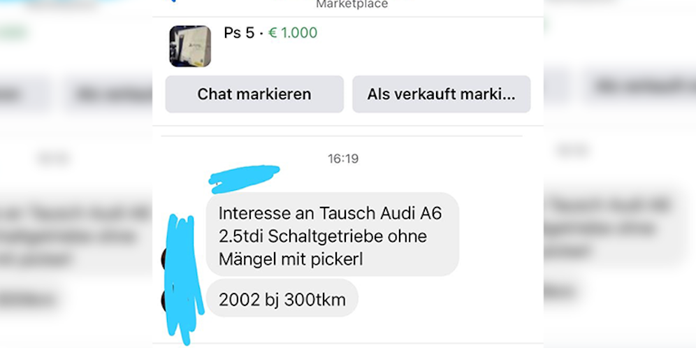 Playstation gegen Auto - ein fairer Tausch?