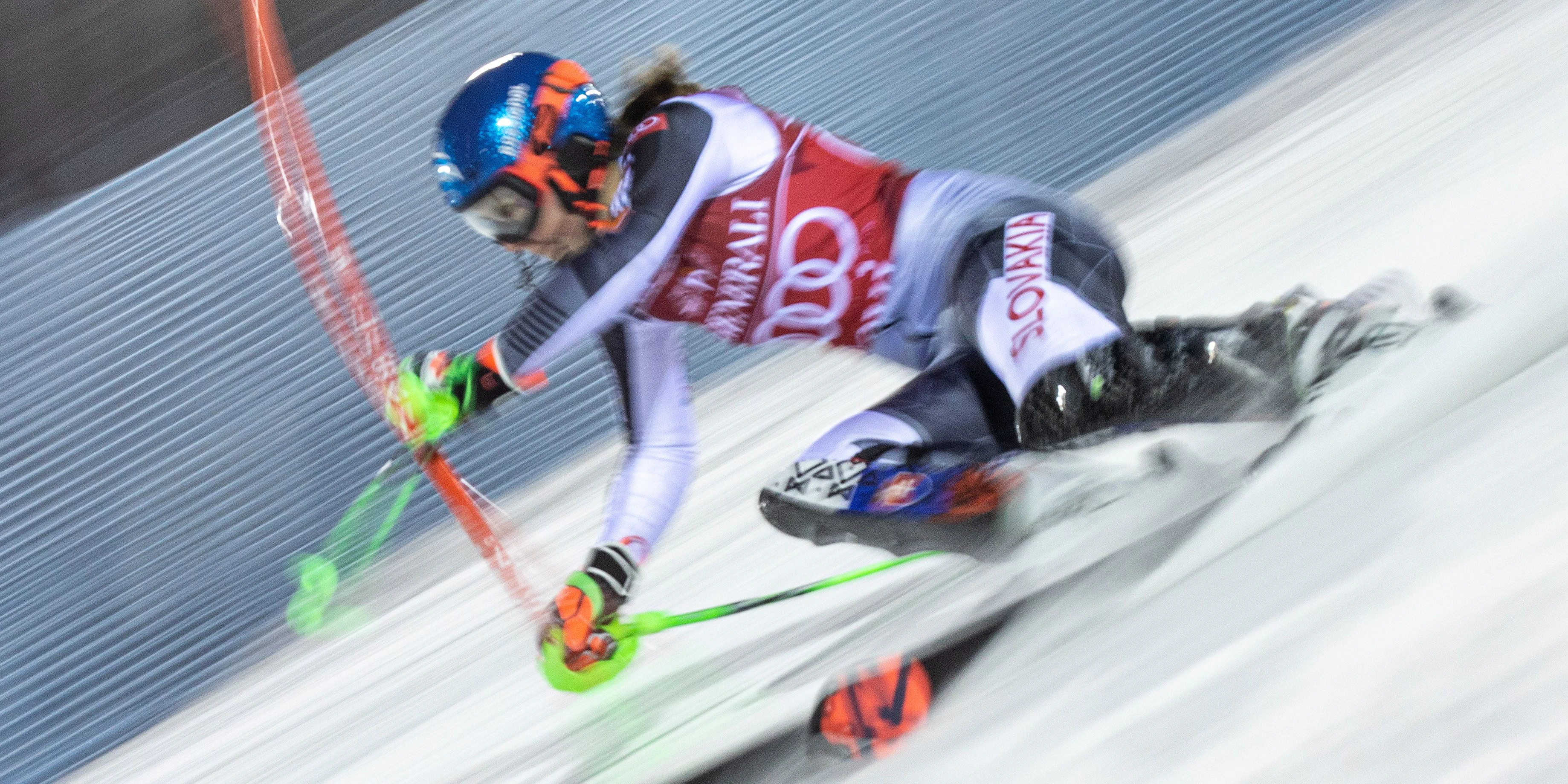 Petra Vlhova raste in Levi zum Doppelsieg.