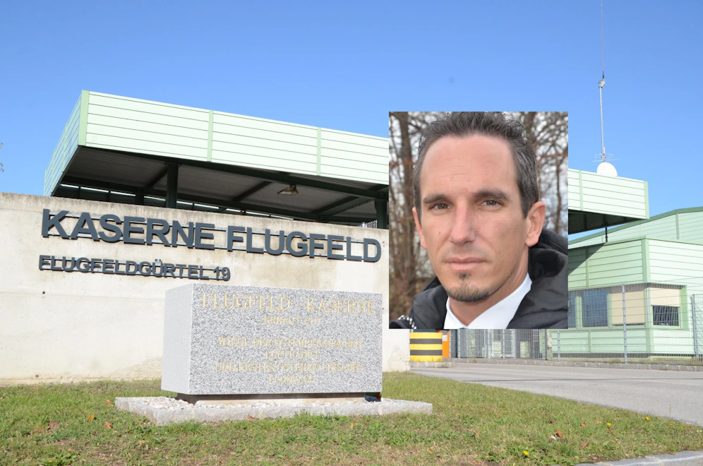 Kaserne in Wr. Neustadt und Anwalt Erich Gemeiner