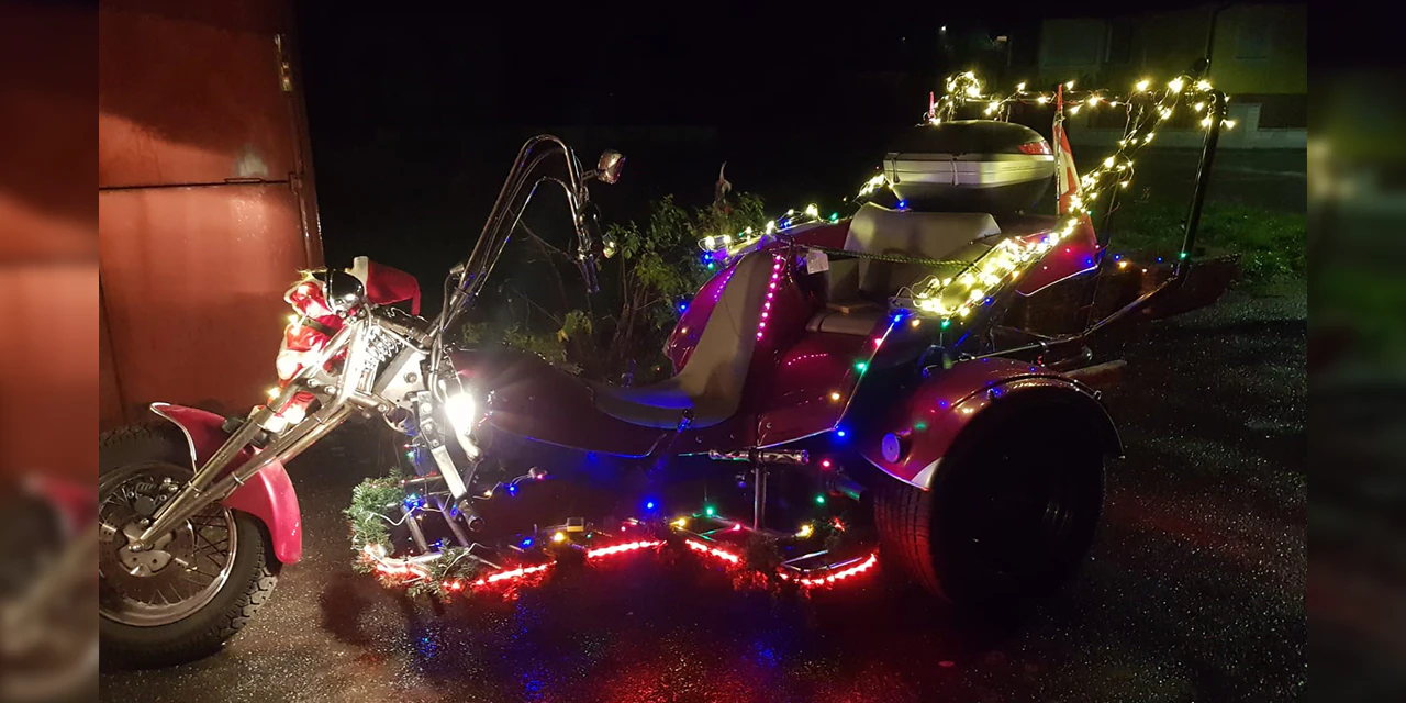 Bei diesem Trike kommt sofort Weihnachtsstimmung auf