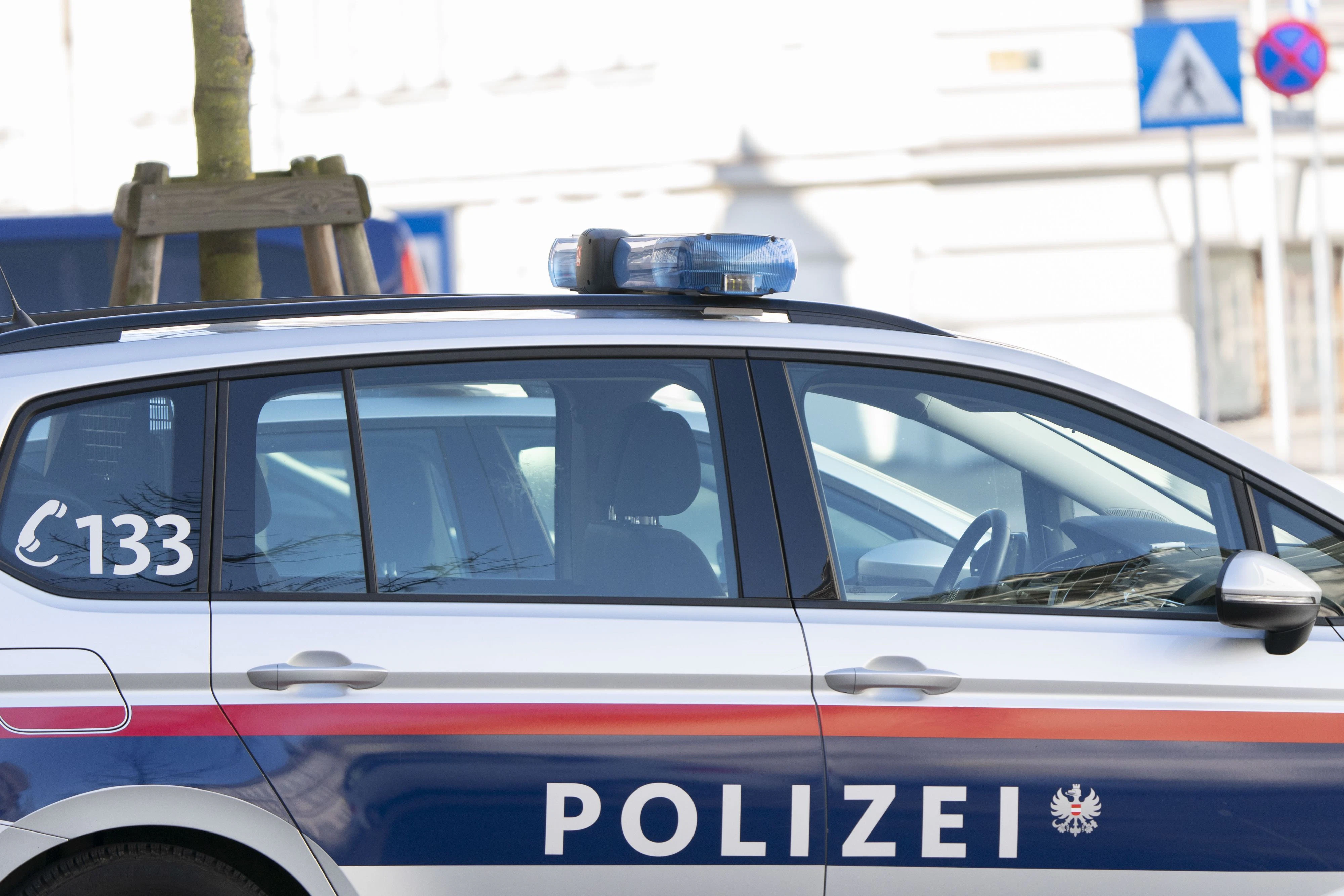 Ein Streifenwagen der steirischen Polizei. Aufgenommen in Leoben