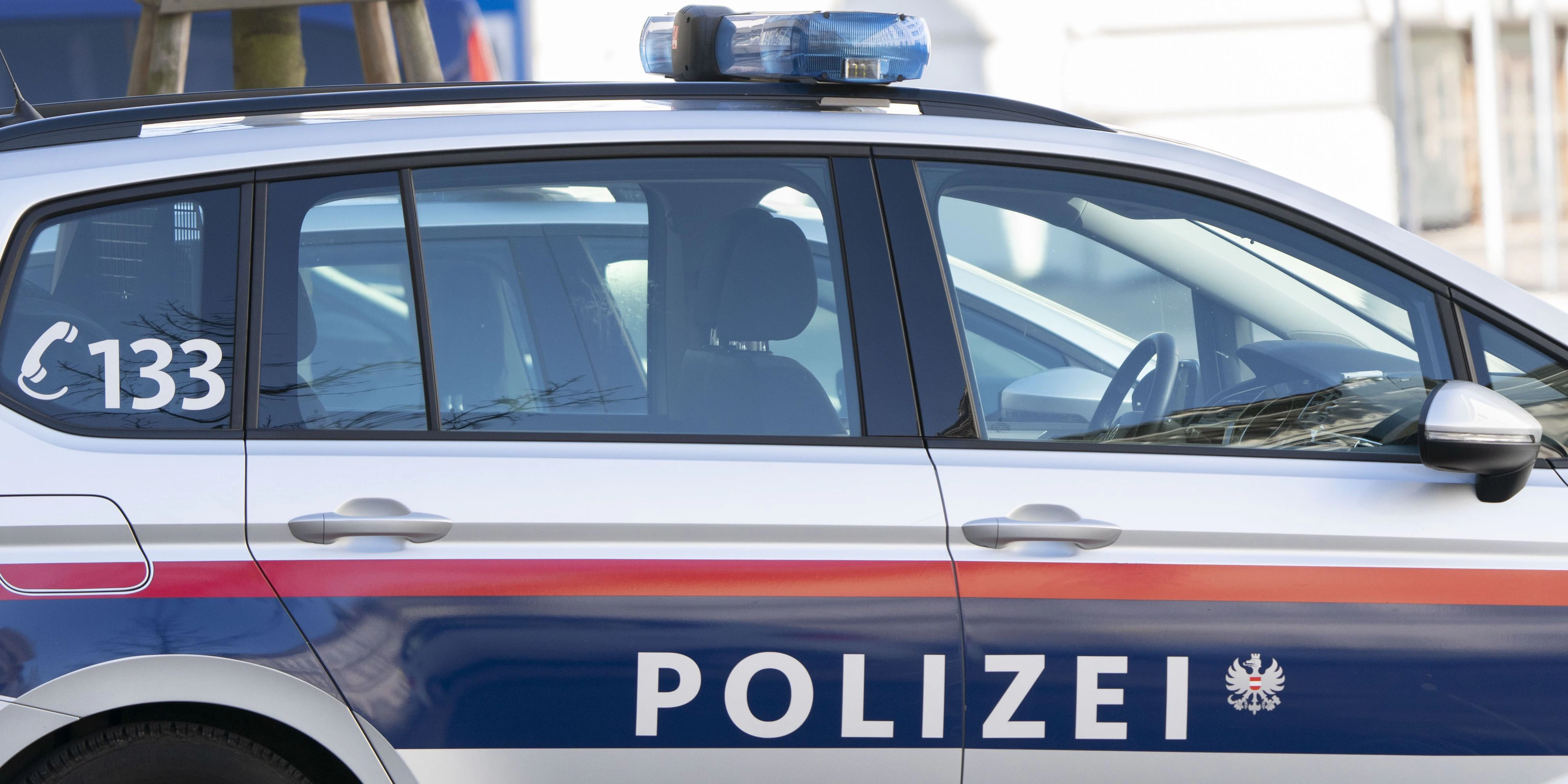 Ein Streifenwagen der steirischen Polizei. Aufgenommen in Leoben