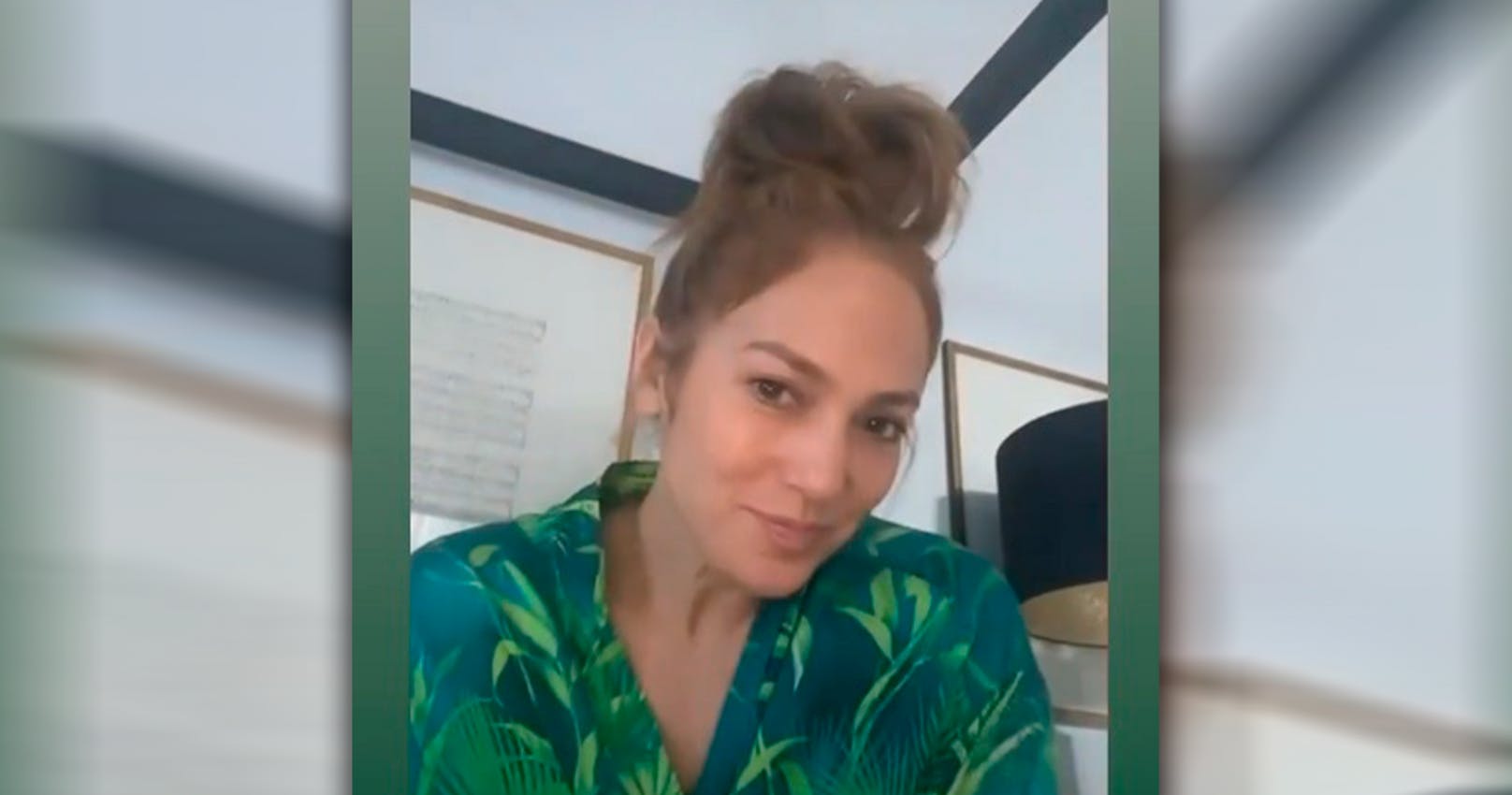 <strong>Jennifer Lopez</strong> überrascht ihre Fans auf Instagram vollkommen ungeschminkt und mit einem fröhlichen Morgengruß.<br>