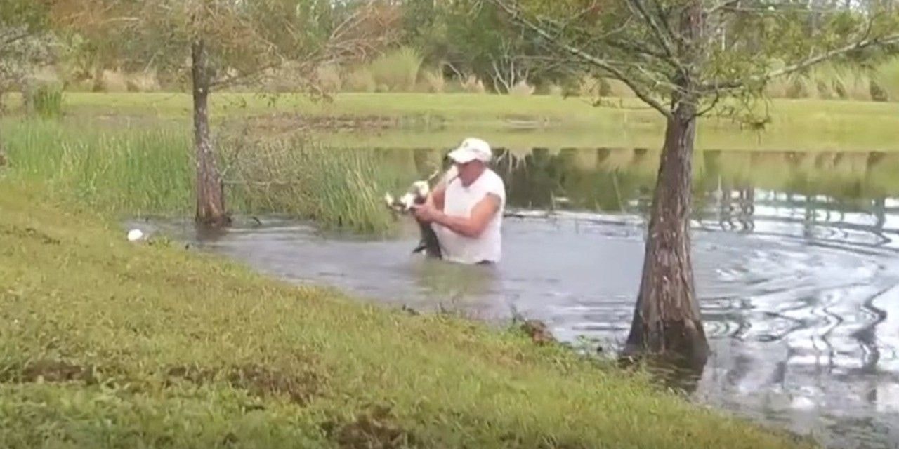 Richard Wilbanks riskierte für seinen Hund sein Leben.