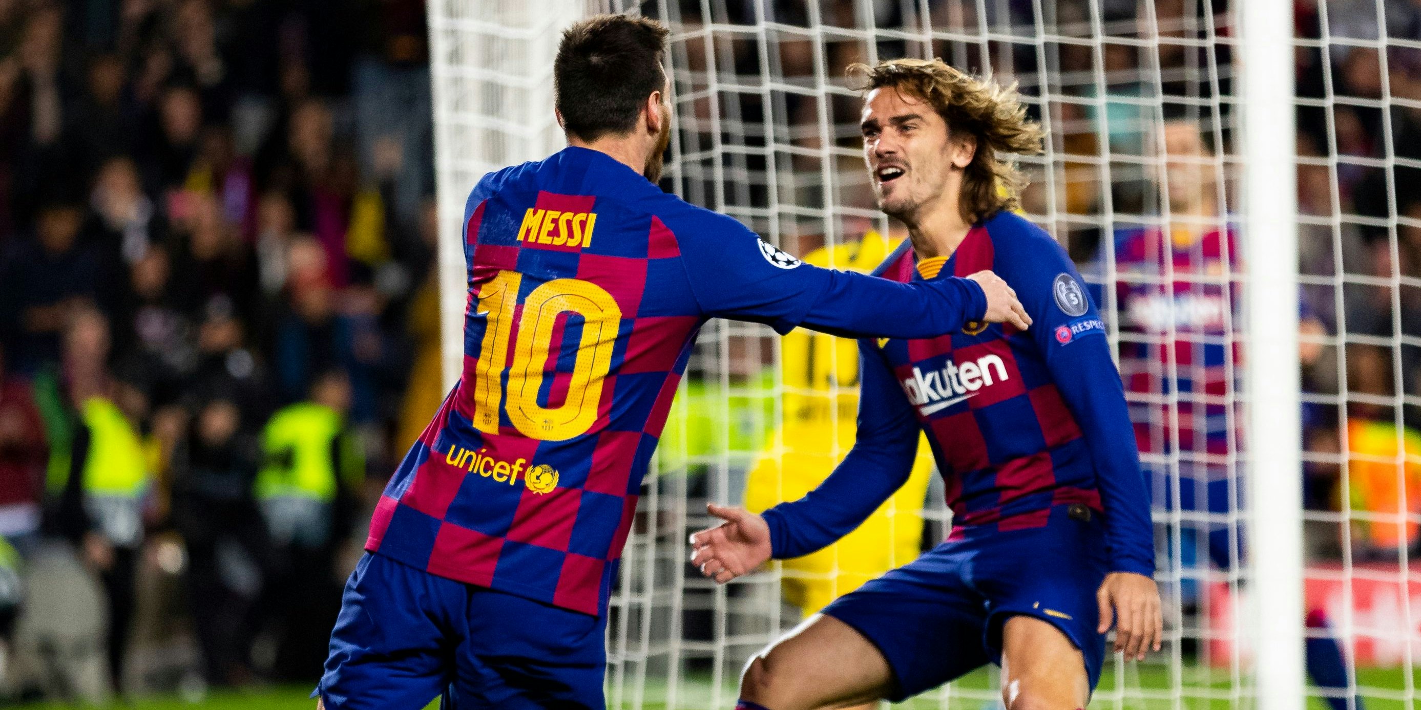 Griezmann (r.) und Messi