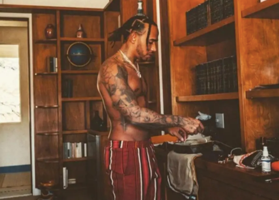 Hamilton gewährt Einblick ins Hausinnere.