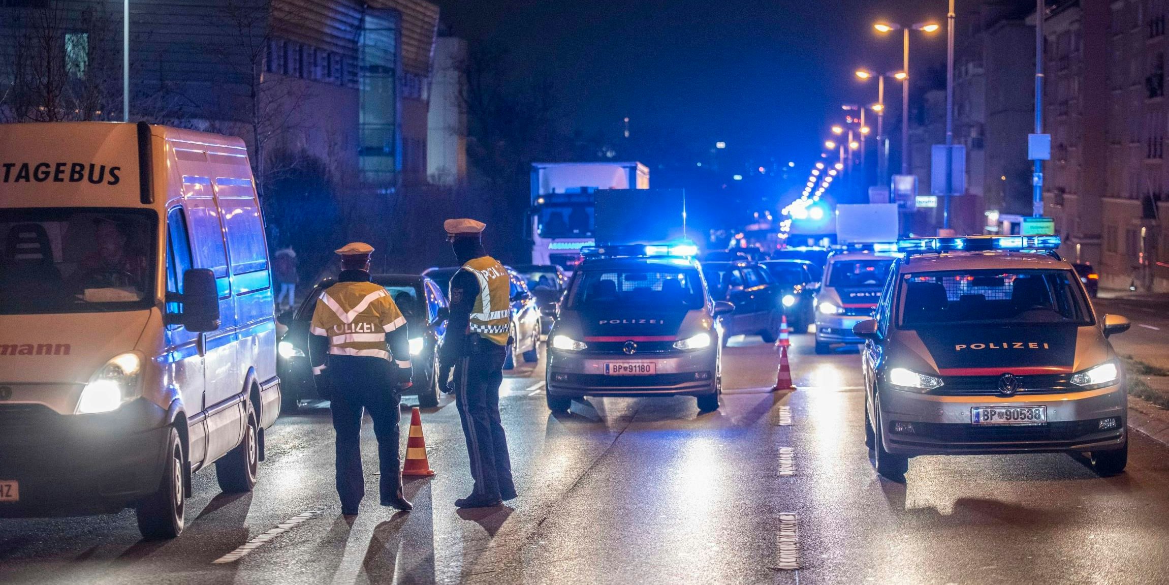 Verkehrskontrollen der Wiener Polizei. Symbolbild