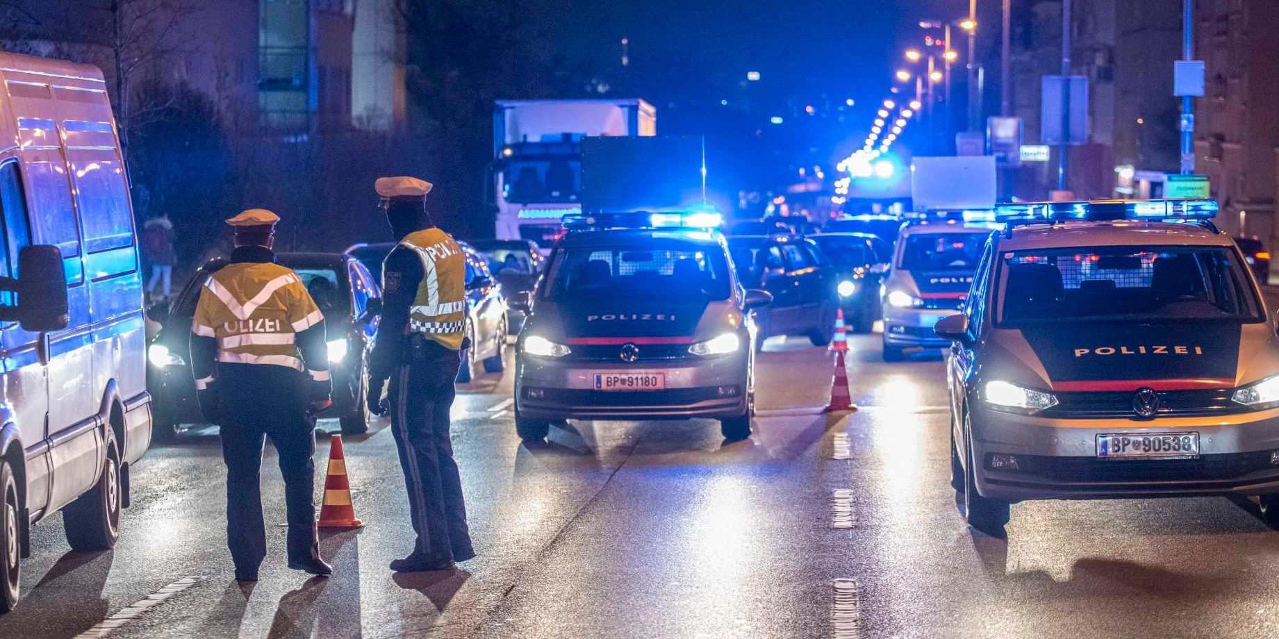 Verkehrskontrollen der Wiener Polizei. Symbolbild
