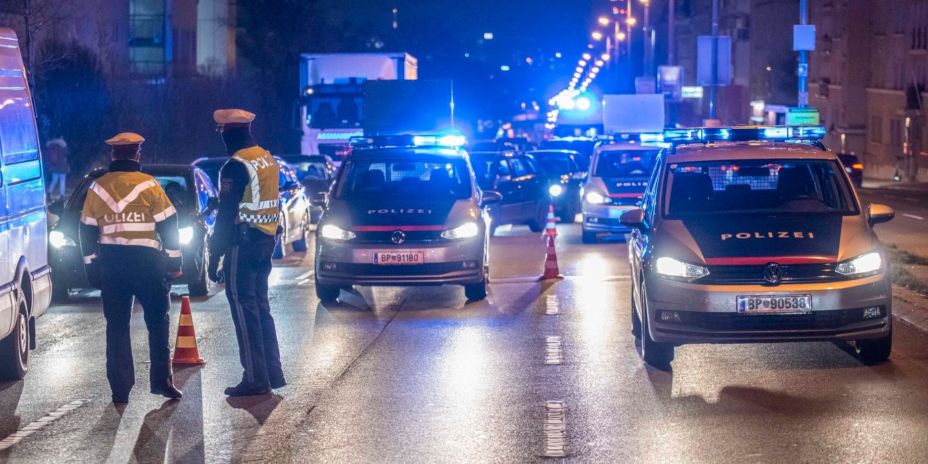 Verkehrskontrollen der Wiener Polizei. Symbolbild