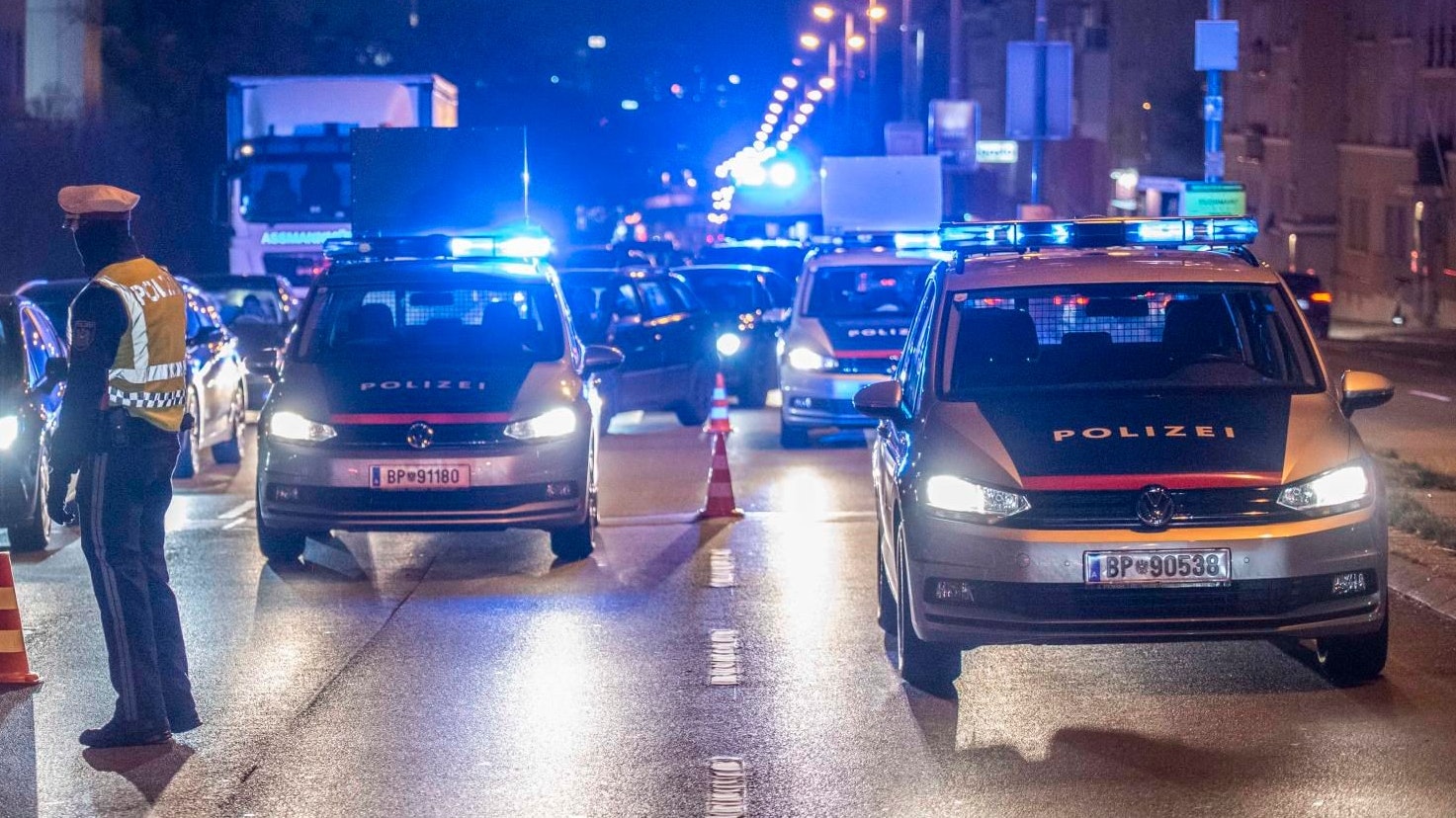 Verkehrskontrollen der Wiener Polizei. Symbolbild