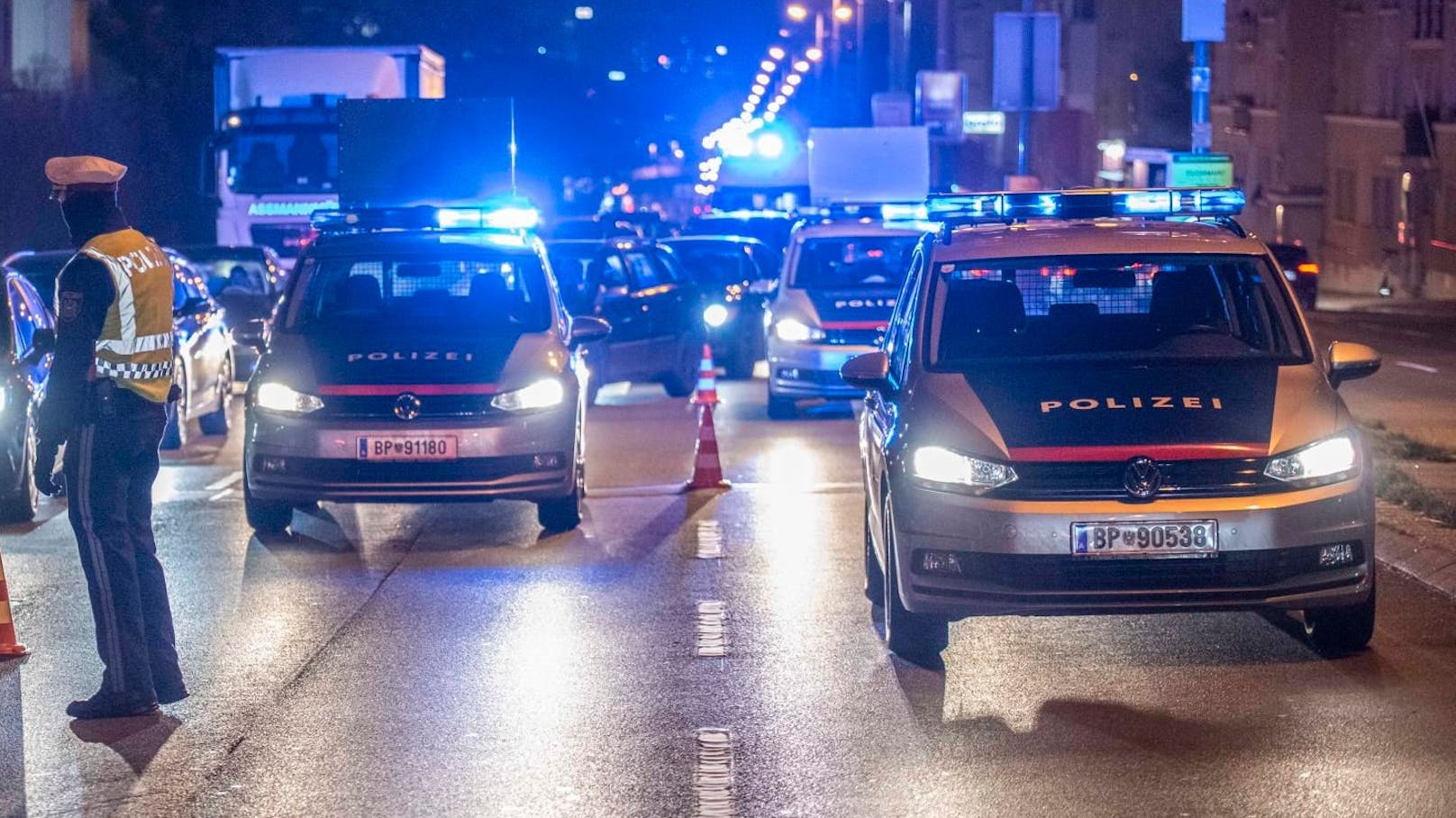 Verkehrskontrollen der Wiener Polizei. Symbolbild