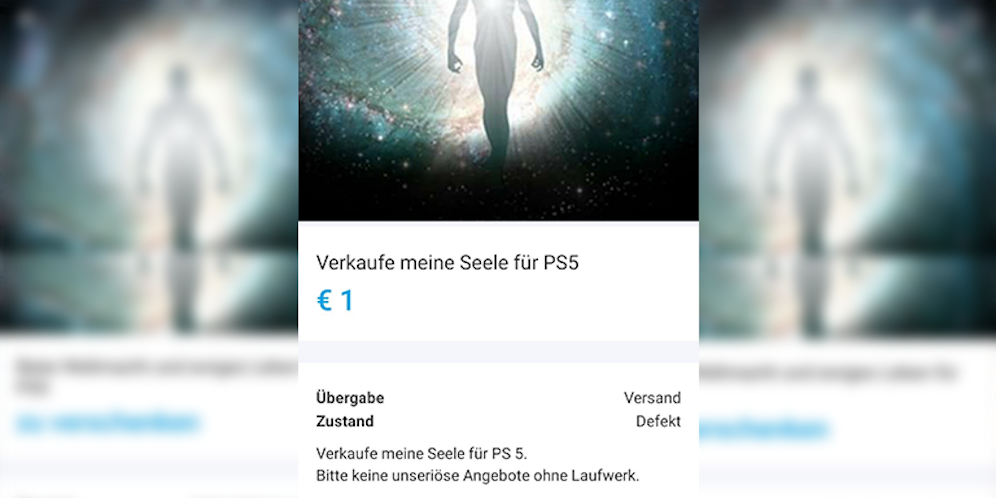 Manche Willhaben-Nutzer würden offenbar alles für eine neue Playstation geben