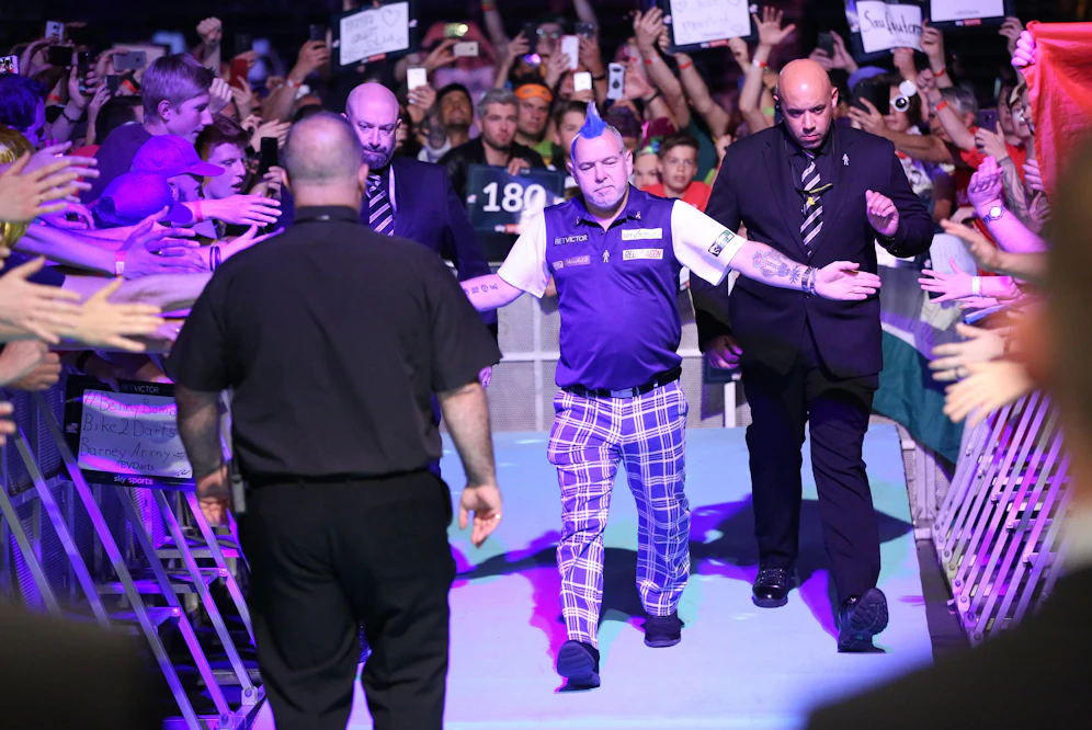 Peter Wright wurde zuletzt Darts-Weltmeister.