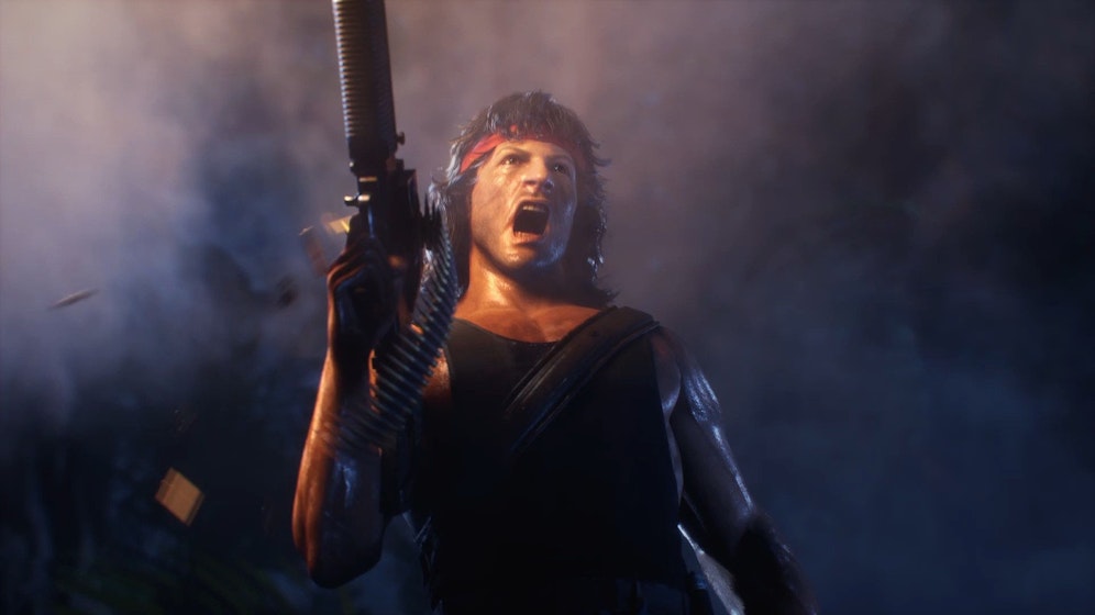 Rambo prügelt sich in 