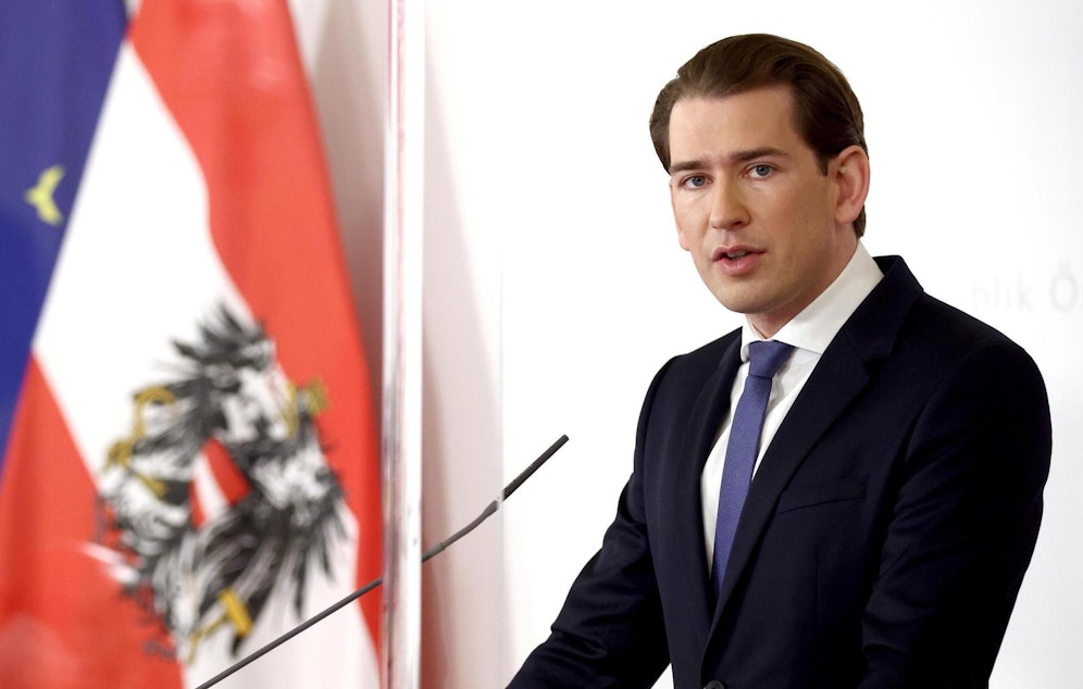 Bundeskanzler Sebastian Kurz (ÖVP).