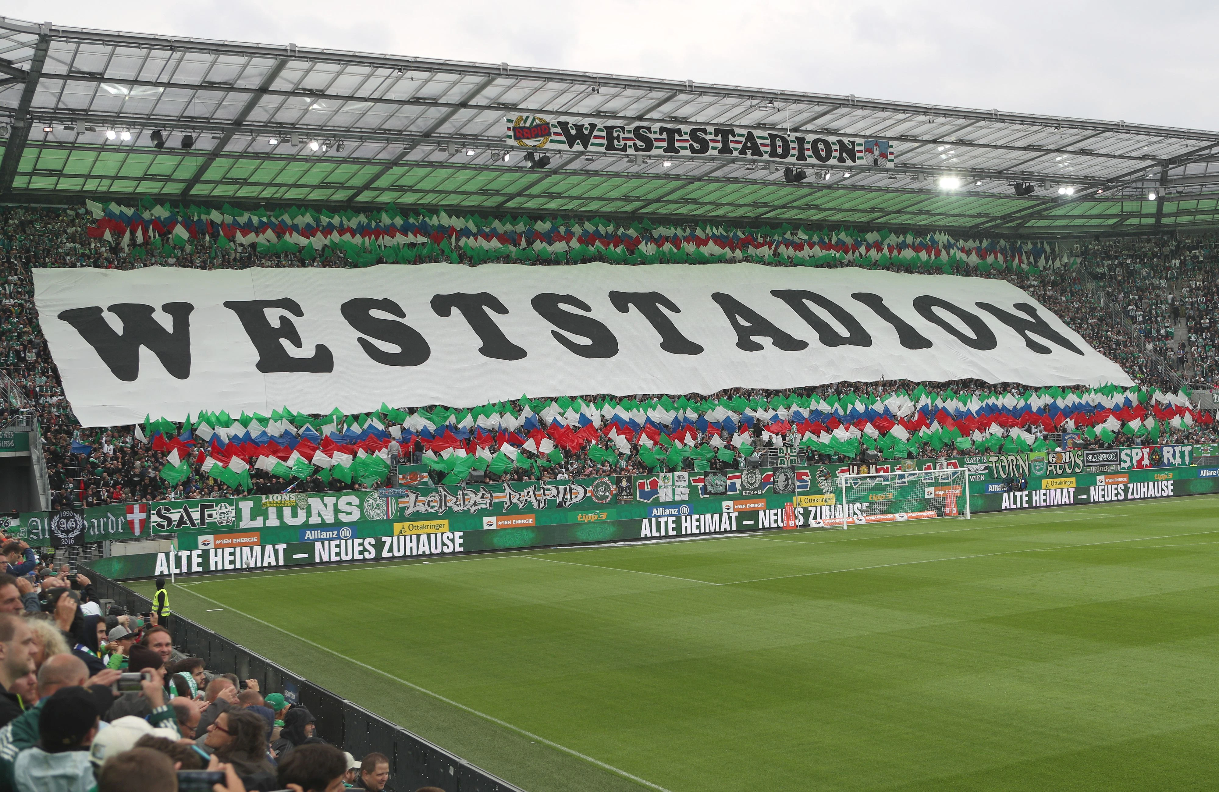 Rapid war wieder der Bundesliga-Fanmagnet. 