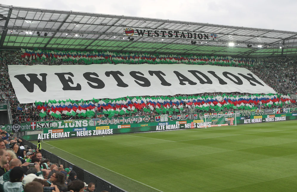 Rapid war wieder der Bundesliga-Fanmagnet. 