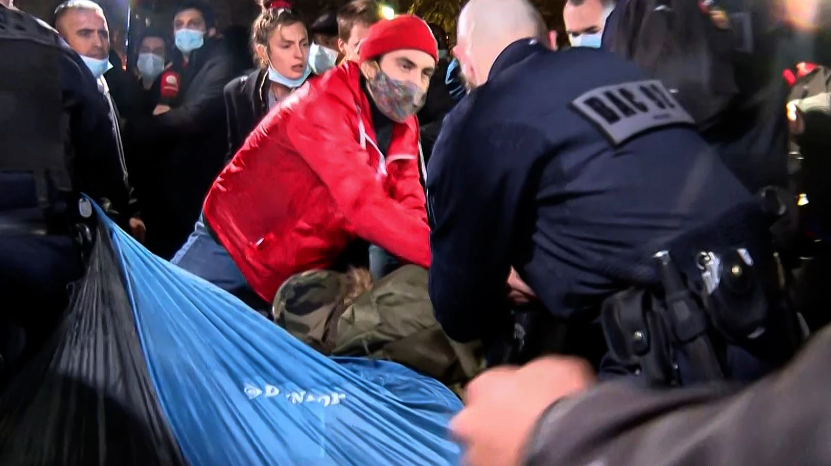Räumung eines Flüchtlingslagers in Paris
