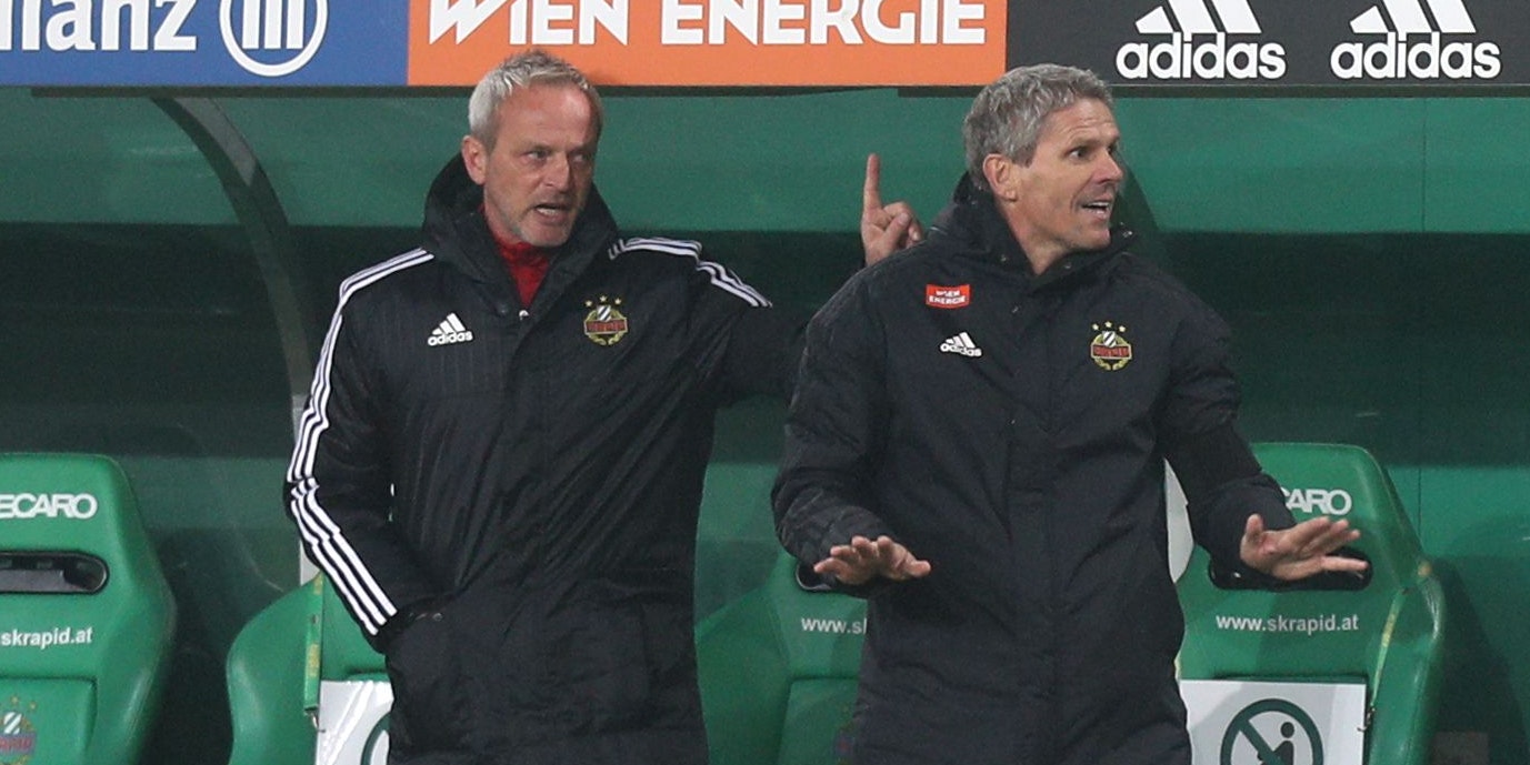 Manfred Nastl (l.) vertritt Didi Kühbauer.