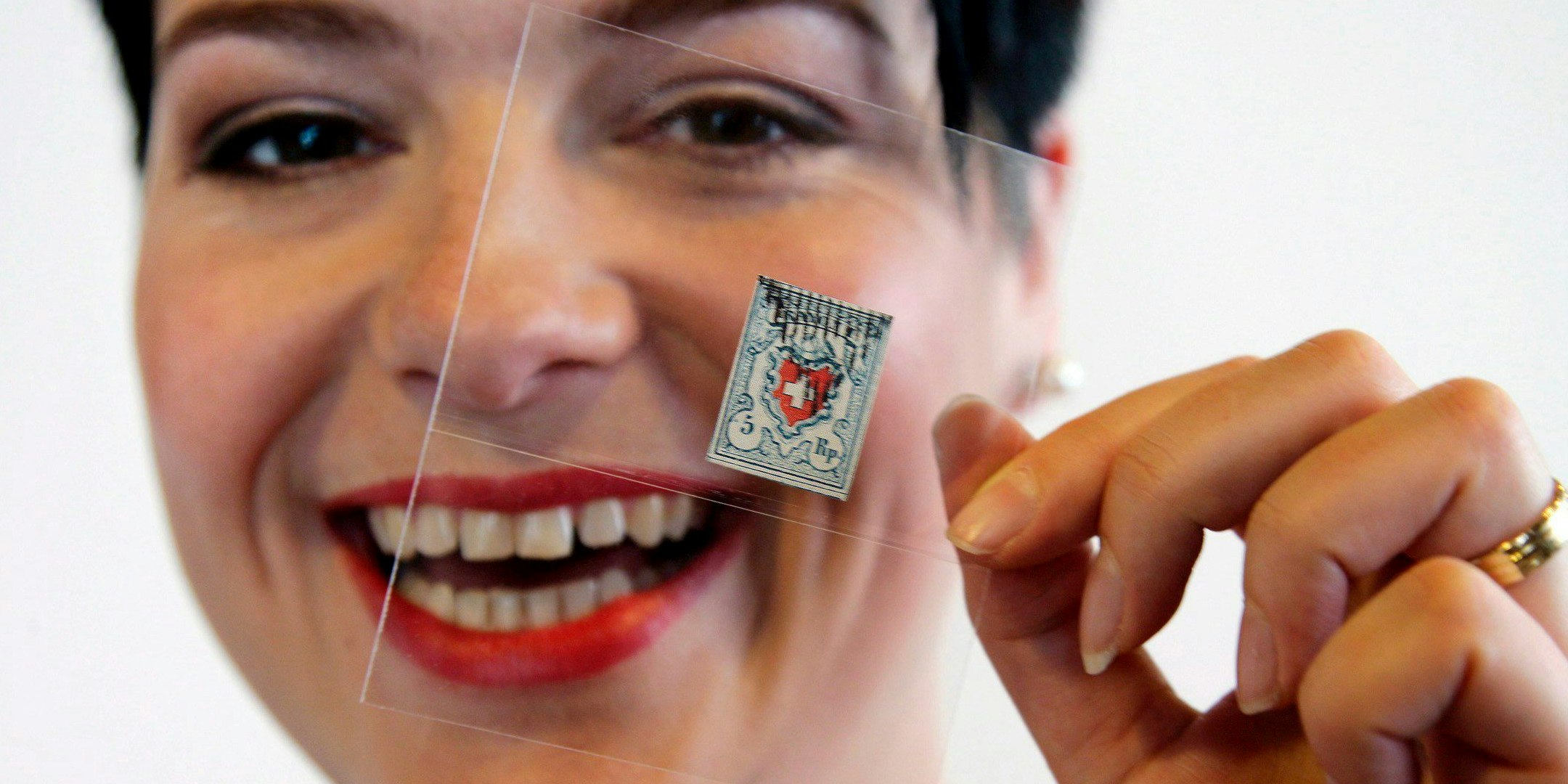 Rayon Briefmarke Rapp