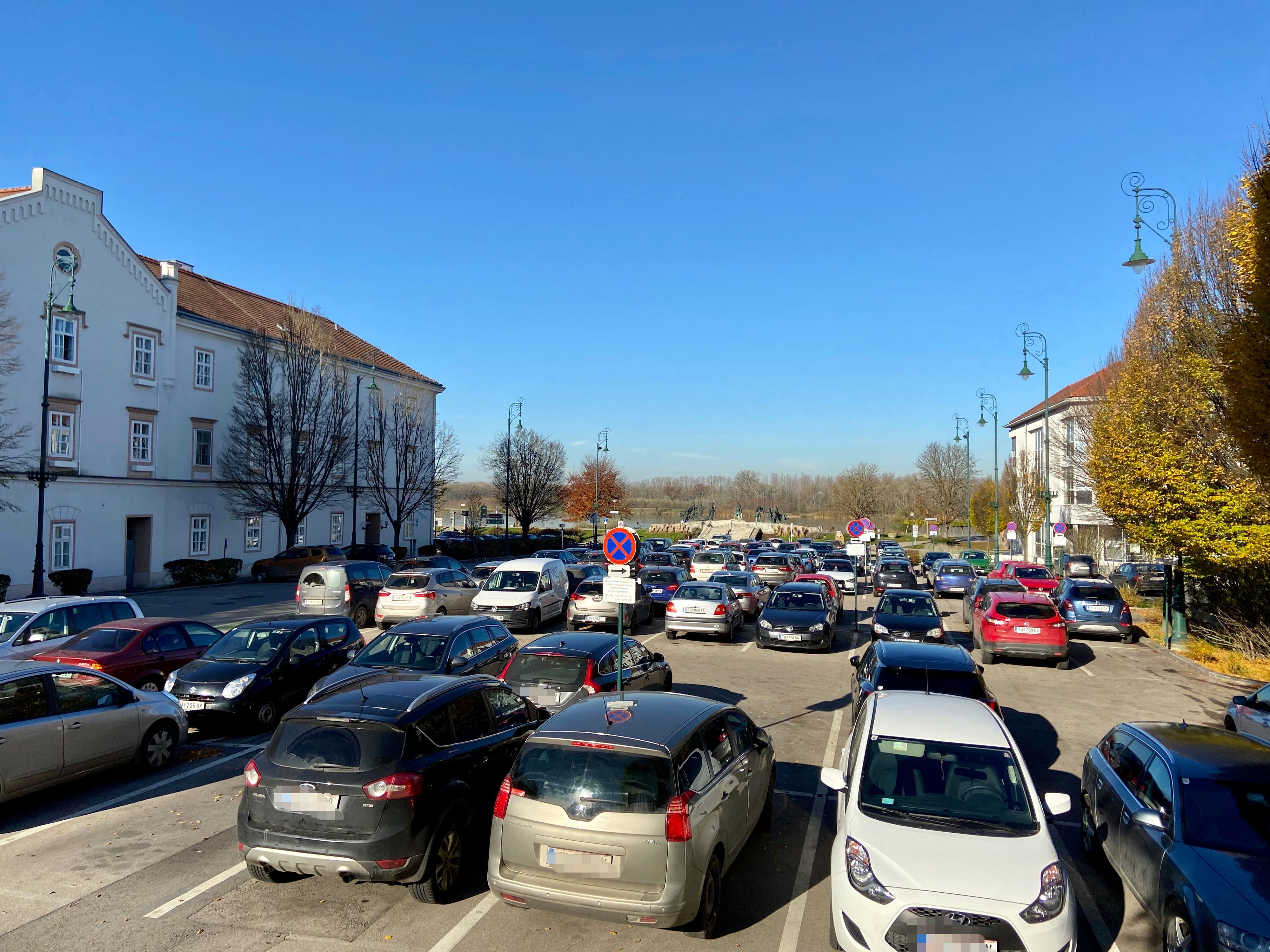 Der Nibelungenplatz in der Tullner City