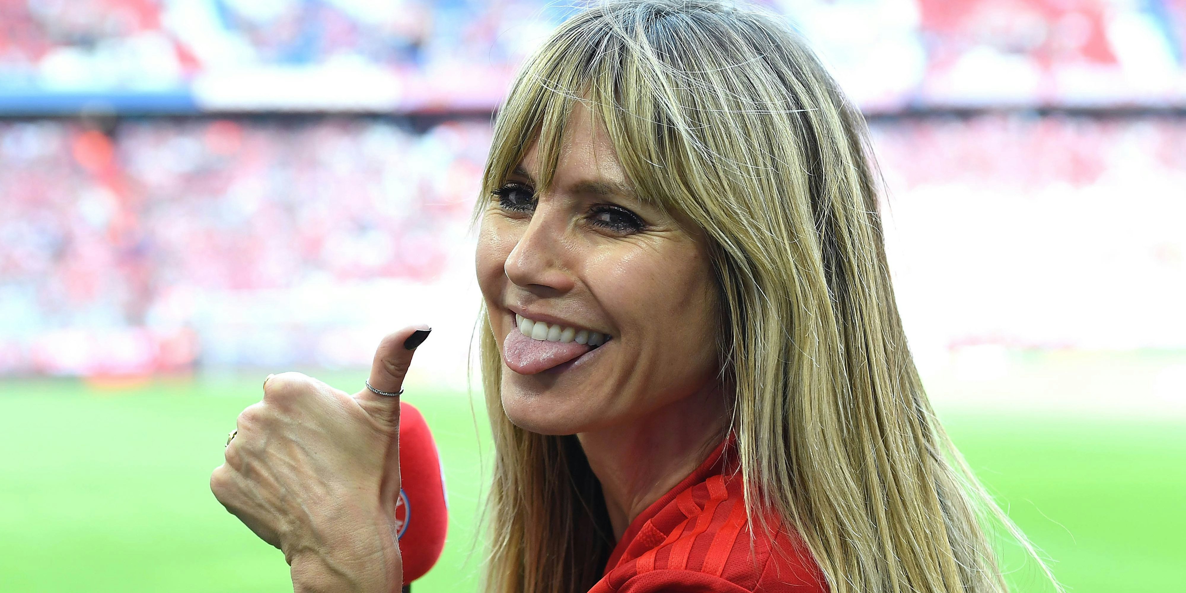 Heidi Klum weiß, wie sie für Gesprächsstoff sorgt