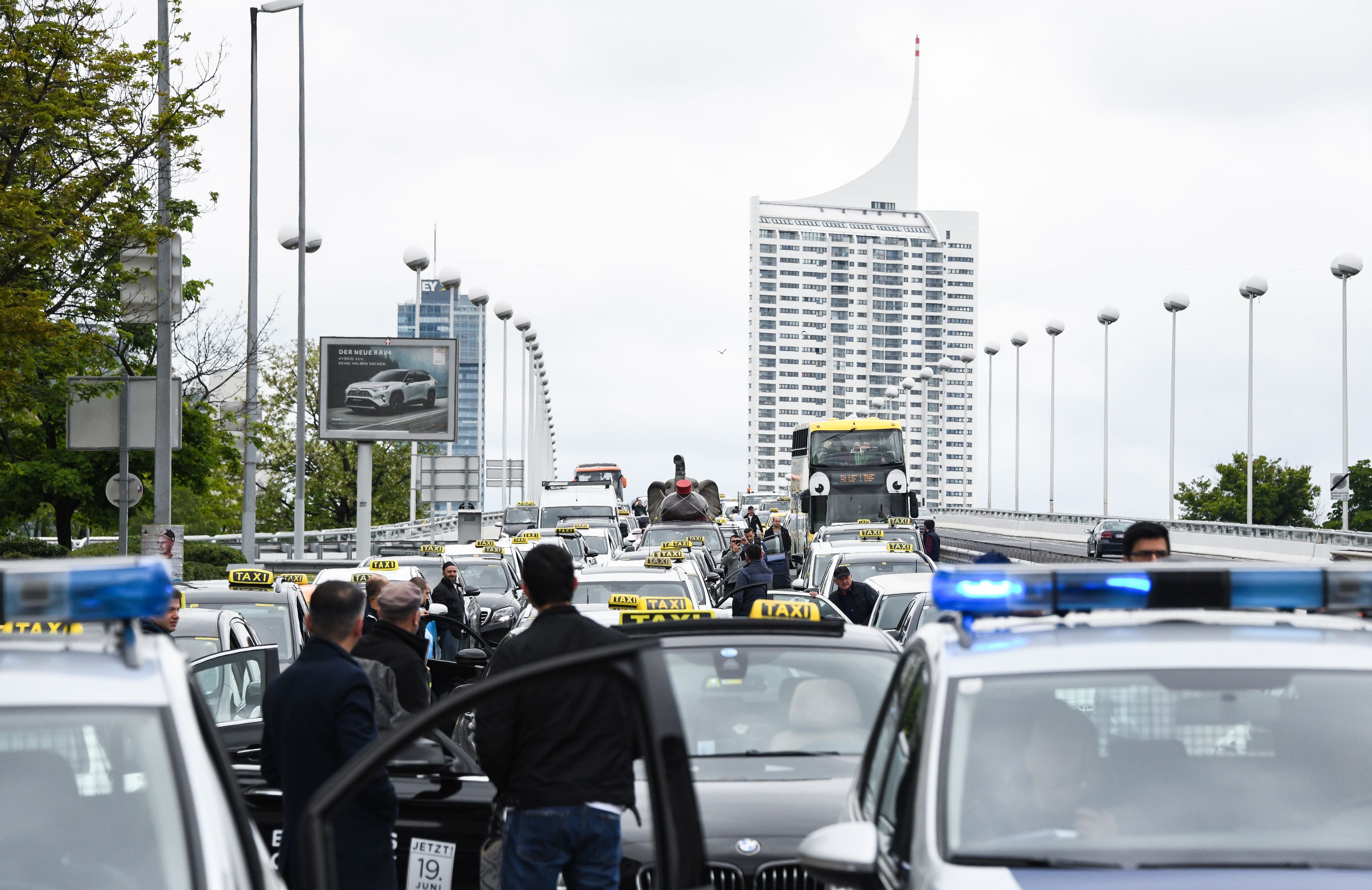 Die Demonstration beginnt um 15 Uhr. Etwa 700 Taxis werden erwartet.