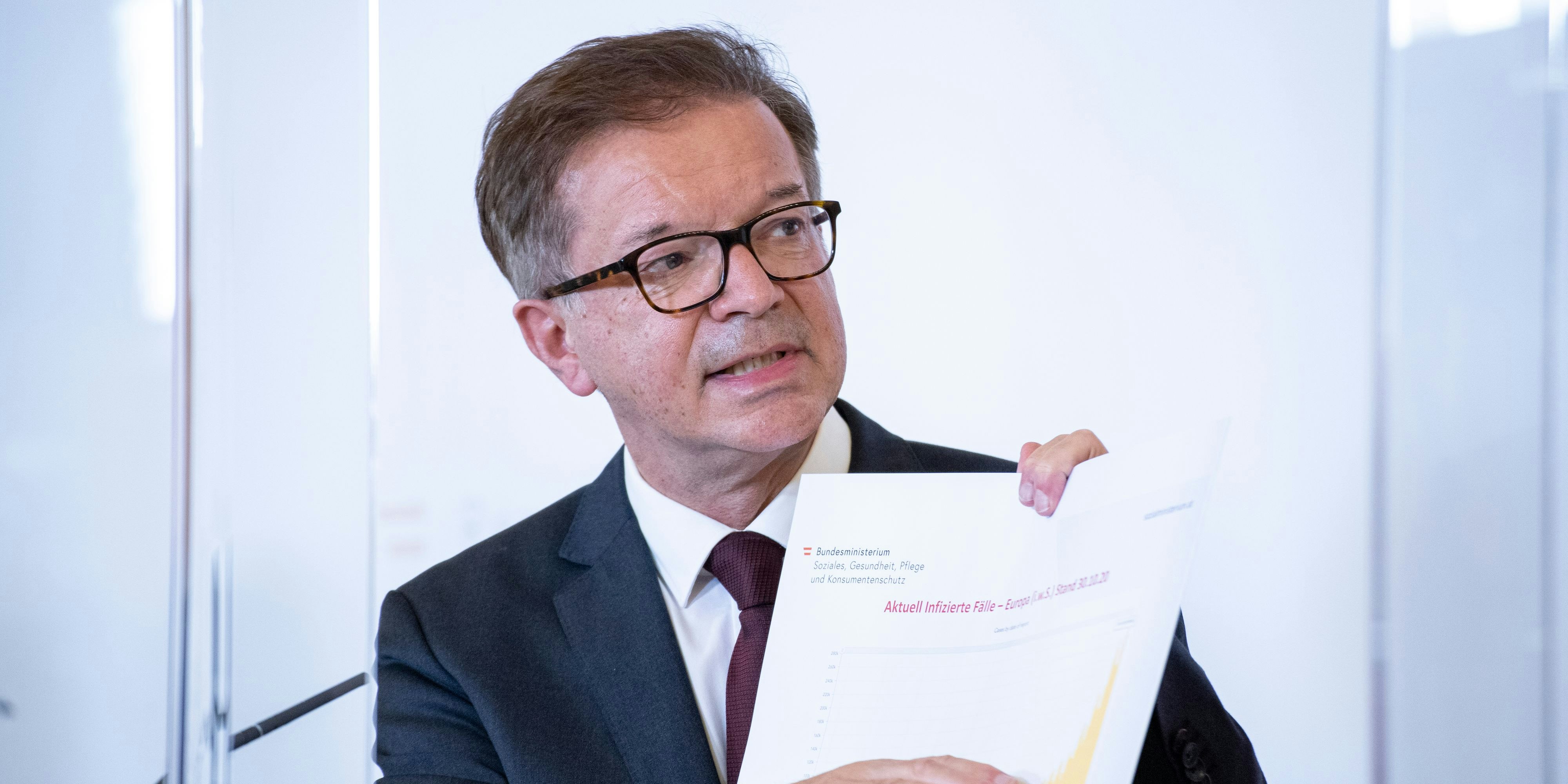 Gesundheitsminister Rudolf Anschober